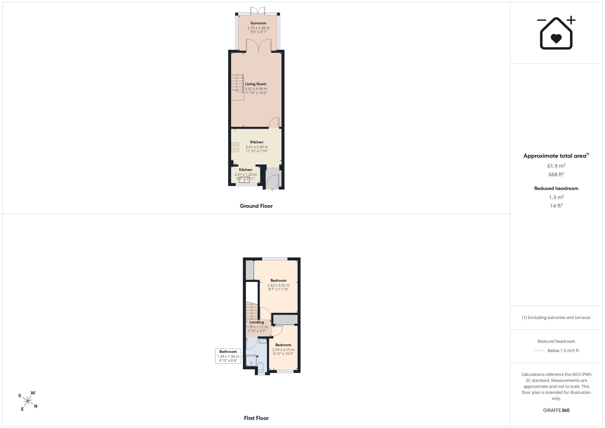 13 The Wheate Close, Barry floorplan
