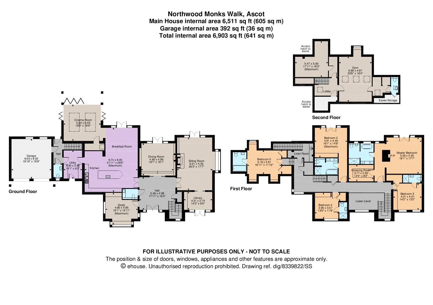 6 Bedrooms Detached house to rent in Monks Walk, Ascot, Berkshire SL5