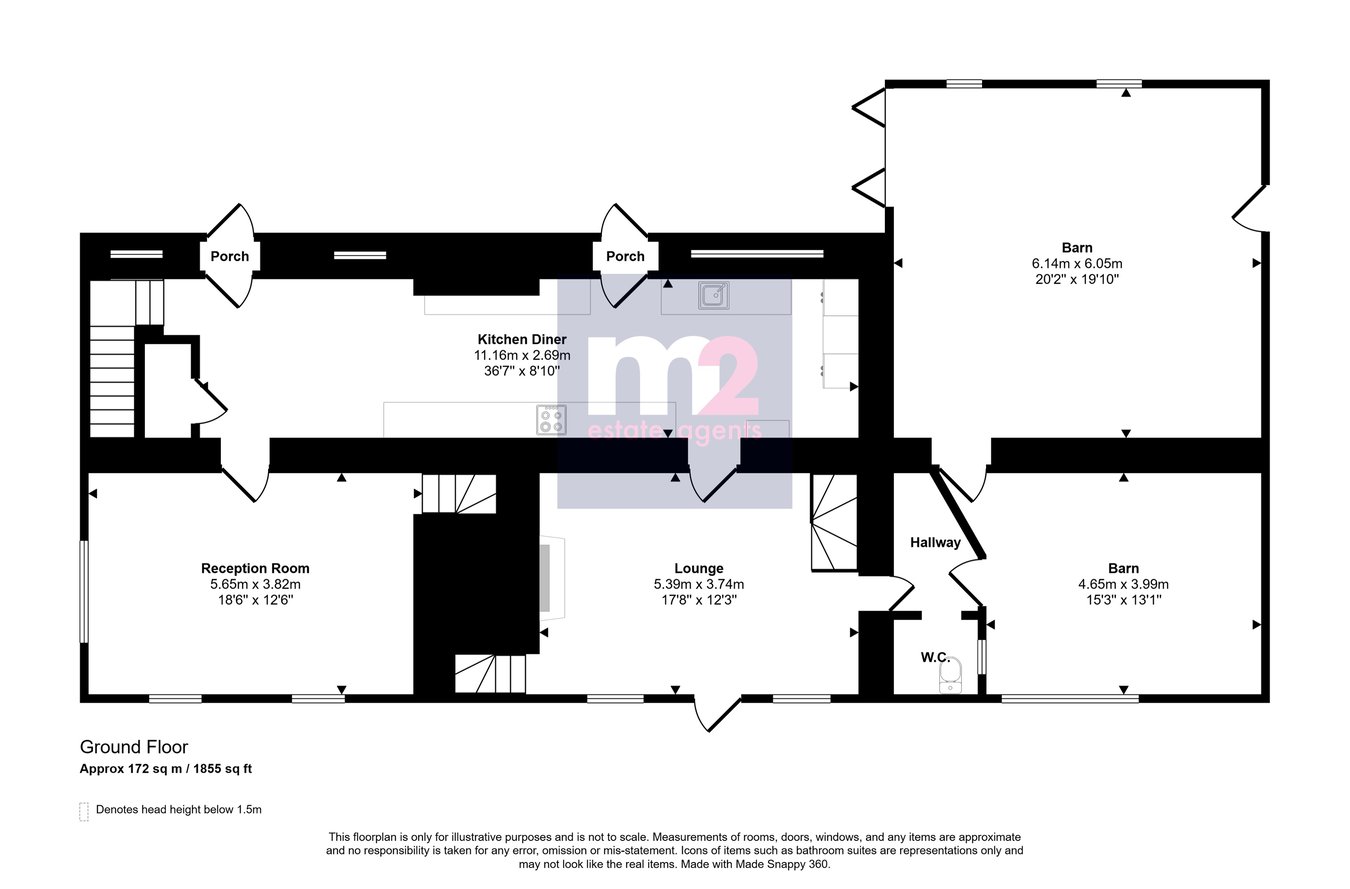 Twyncynghordy Farm Cottage, Twyncynghordy Road, Ebbw Vale floorplan
