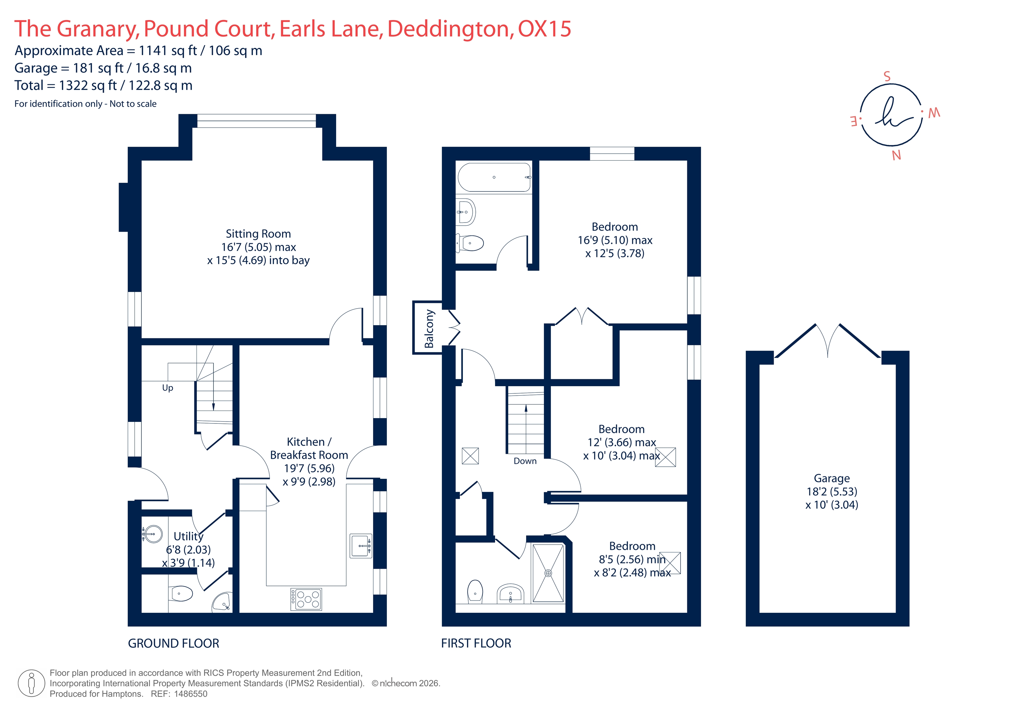 The Granary, Pound Court, Deddington floorplan