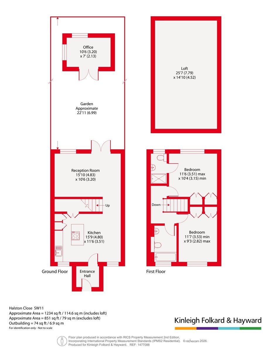 35, Halston Close, London floorplan