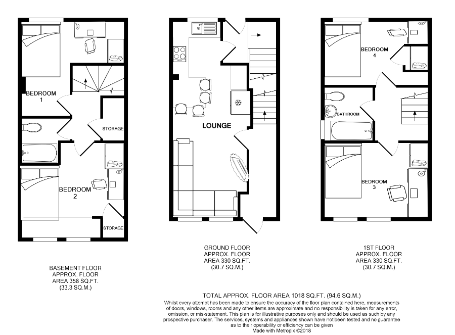 15a, Larkdale Street, Nottingham floorplan