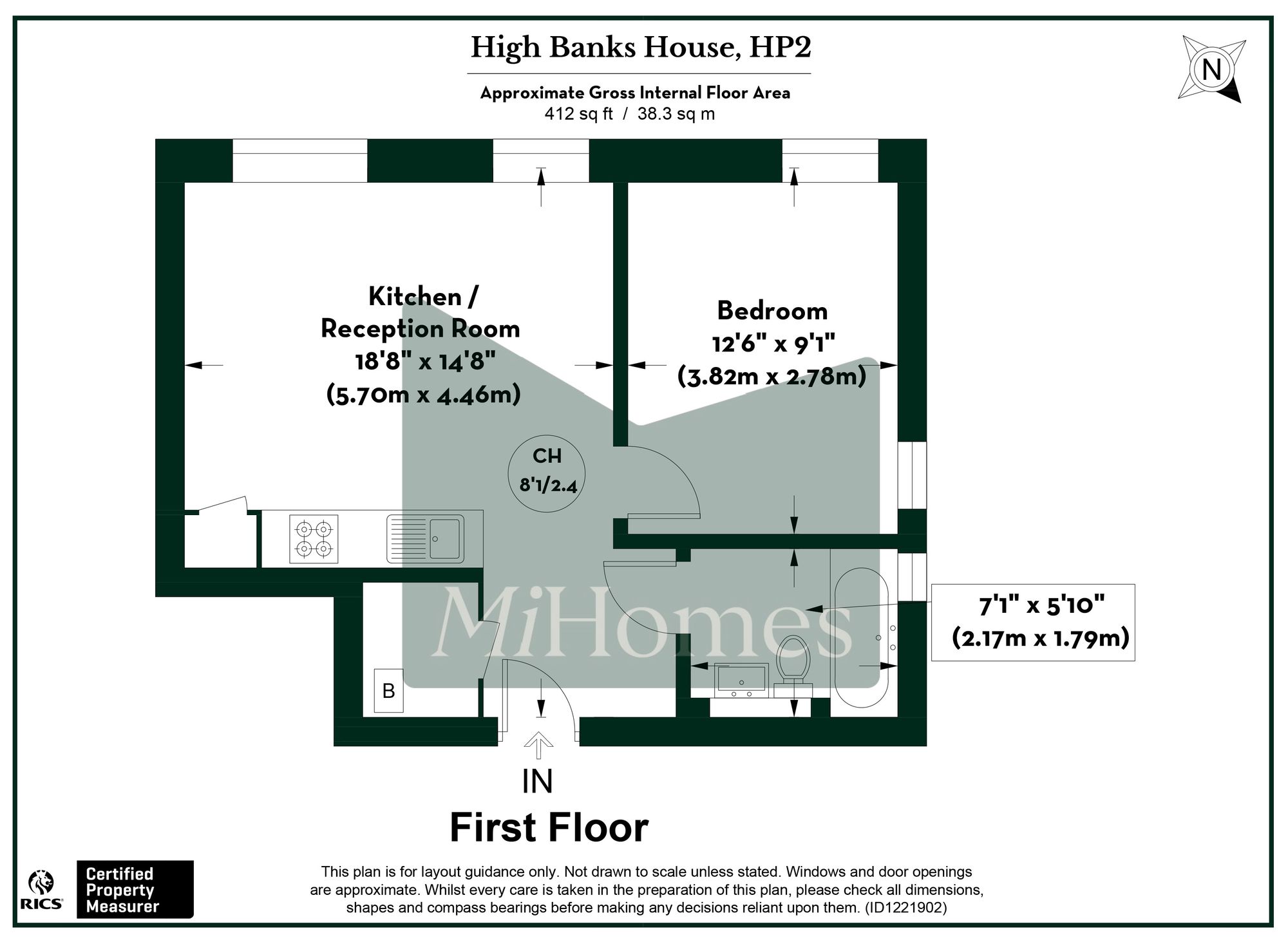 High Banks House, 84 Lawn Lane, Hemel Hempstead floorplan