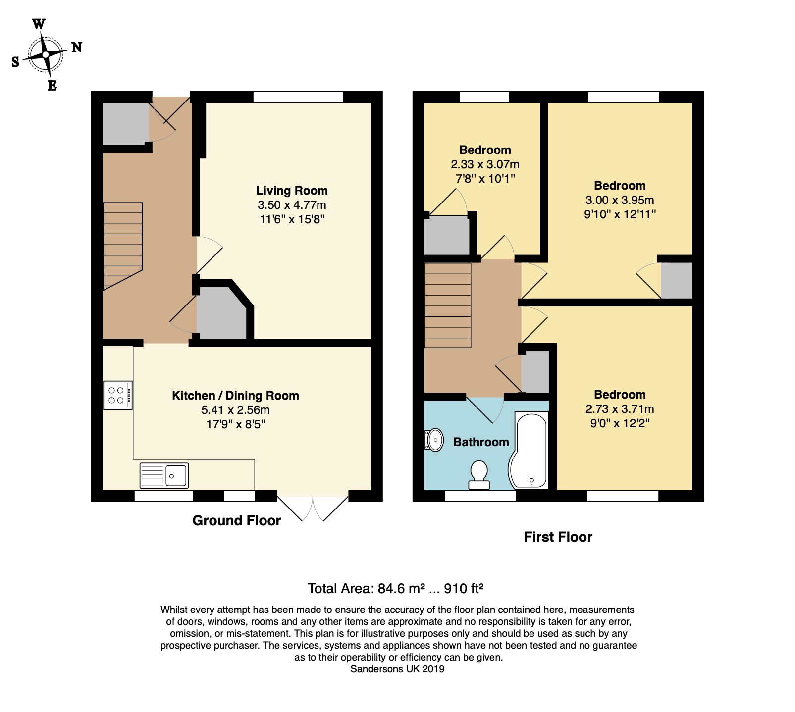 3 Bedrooms Terraced house for sale in Sutton Court, Marden TN12