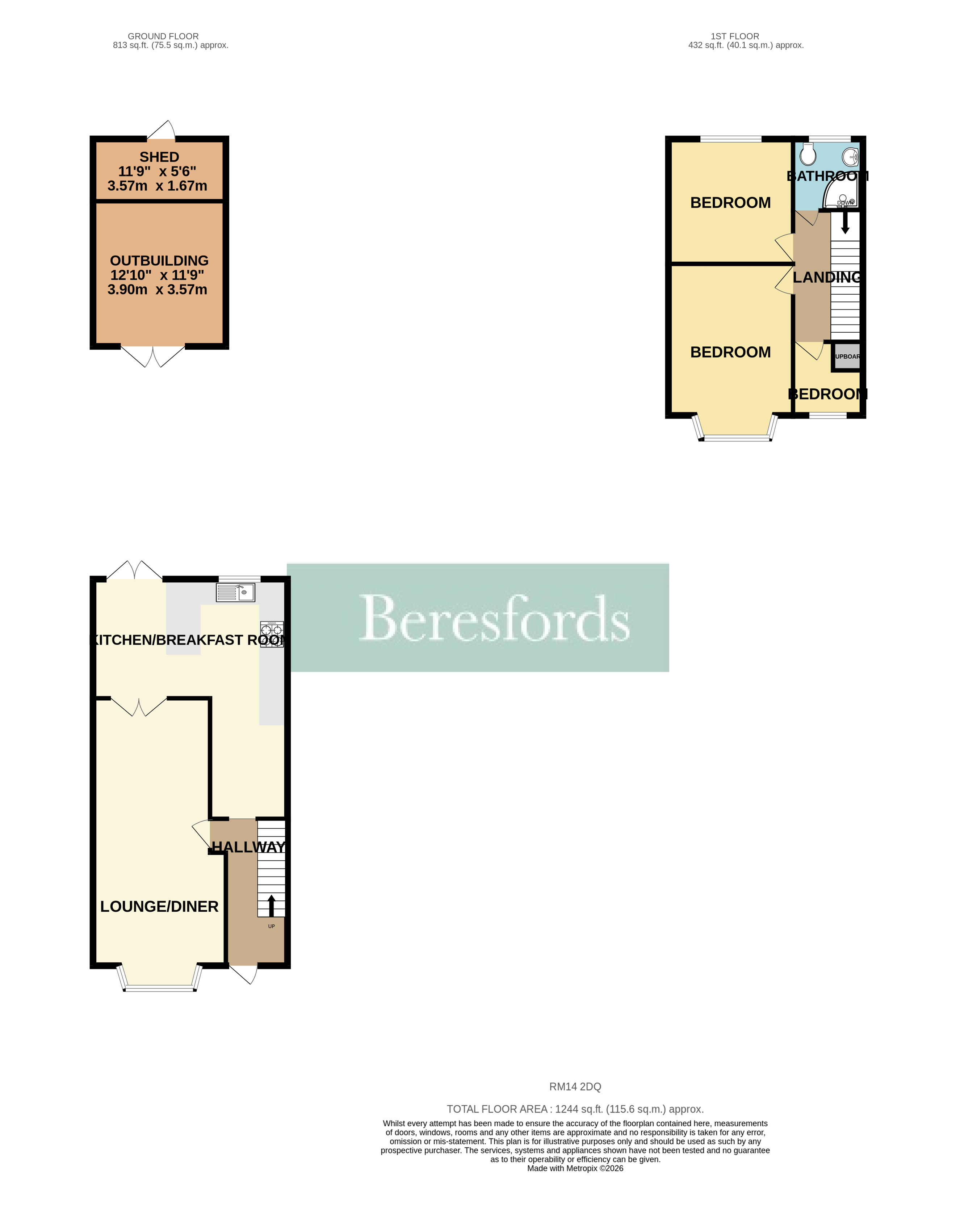 Sunnings Lane, Upminster floorplan