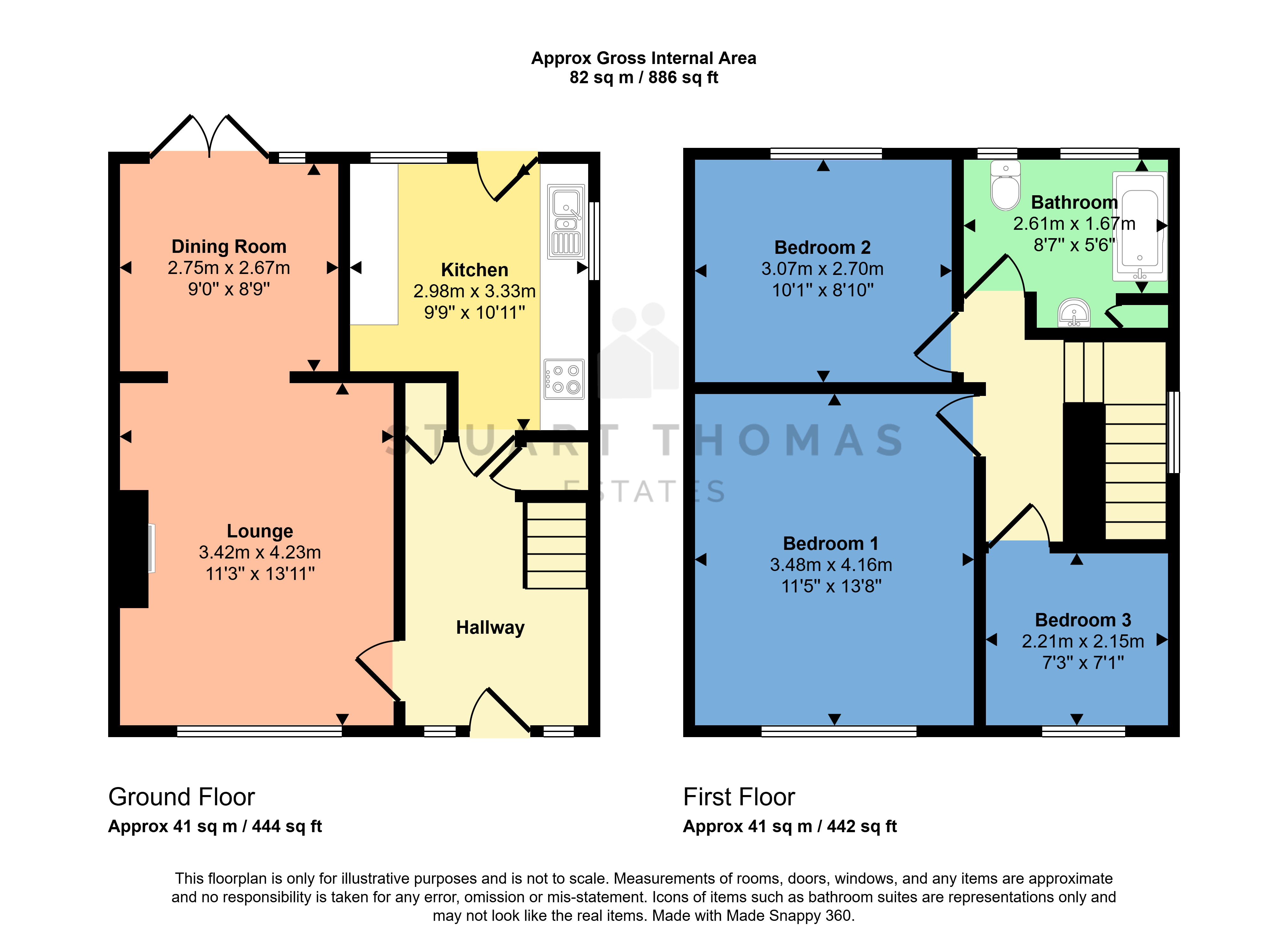 11, Oakwood Close, Benfleet floorplan