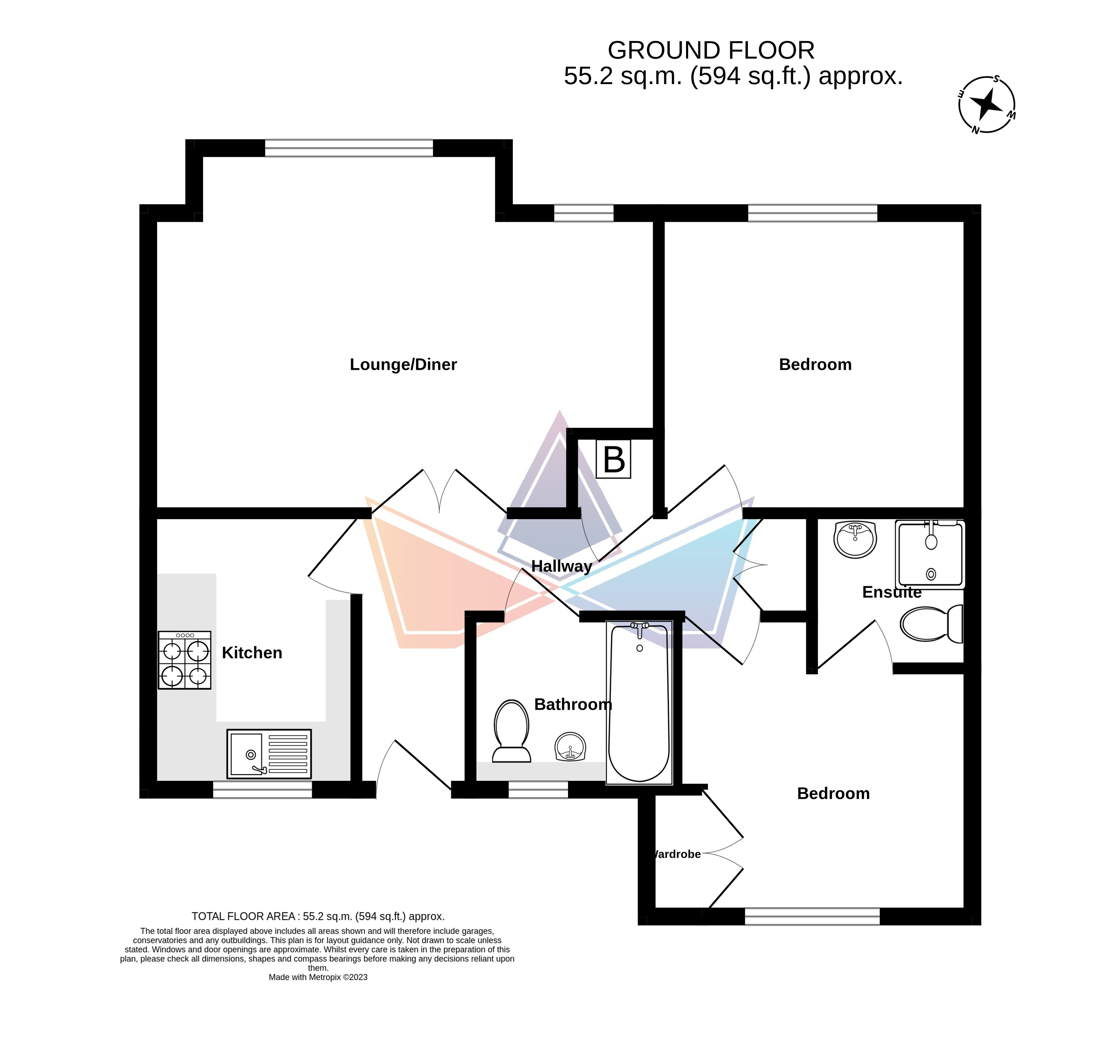 44, Birch Road, Canterbury floorplan