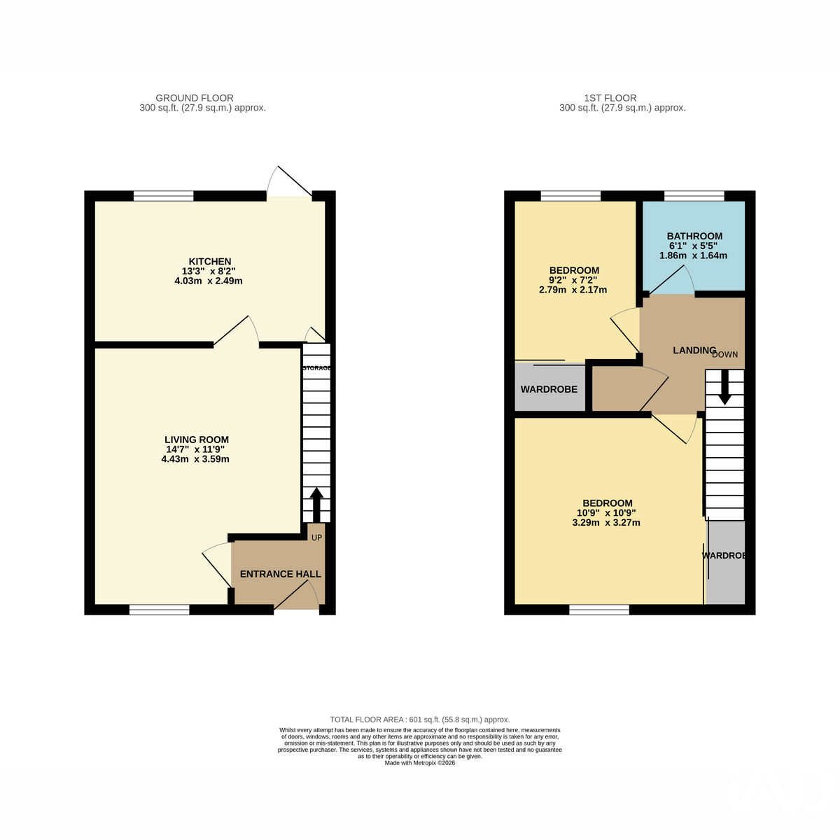 70, Albert Gardens, Harlow floorplan