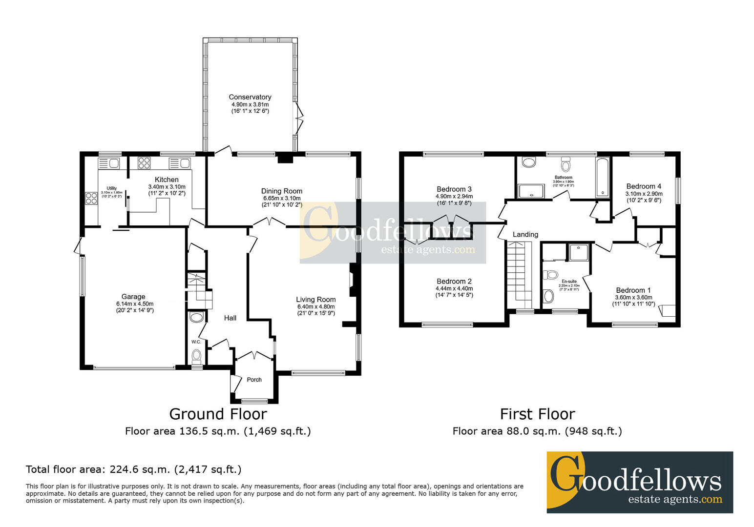 Avondale Road, Ponteland floorplan