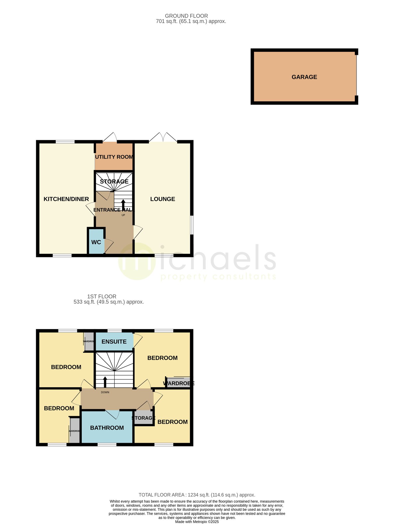 Pippin Way, Alresford, Colchester, CO7 floorplan