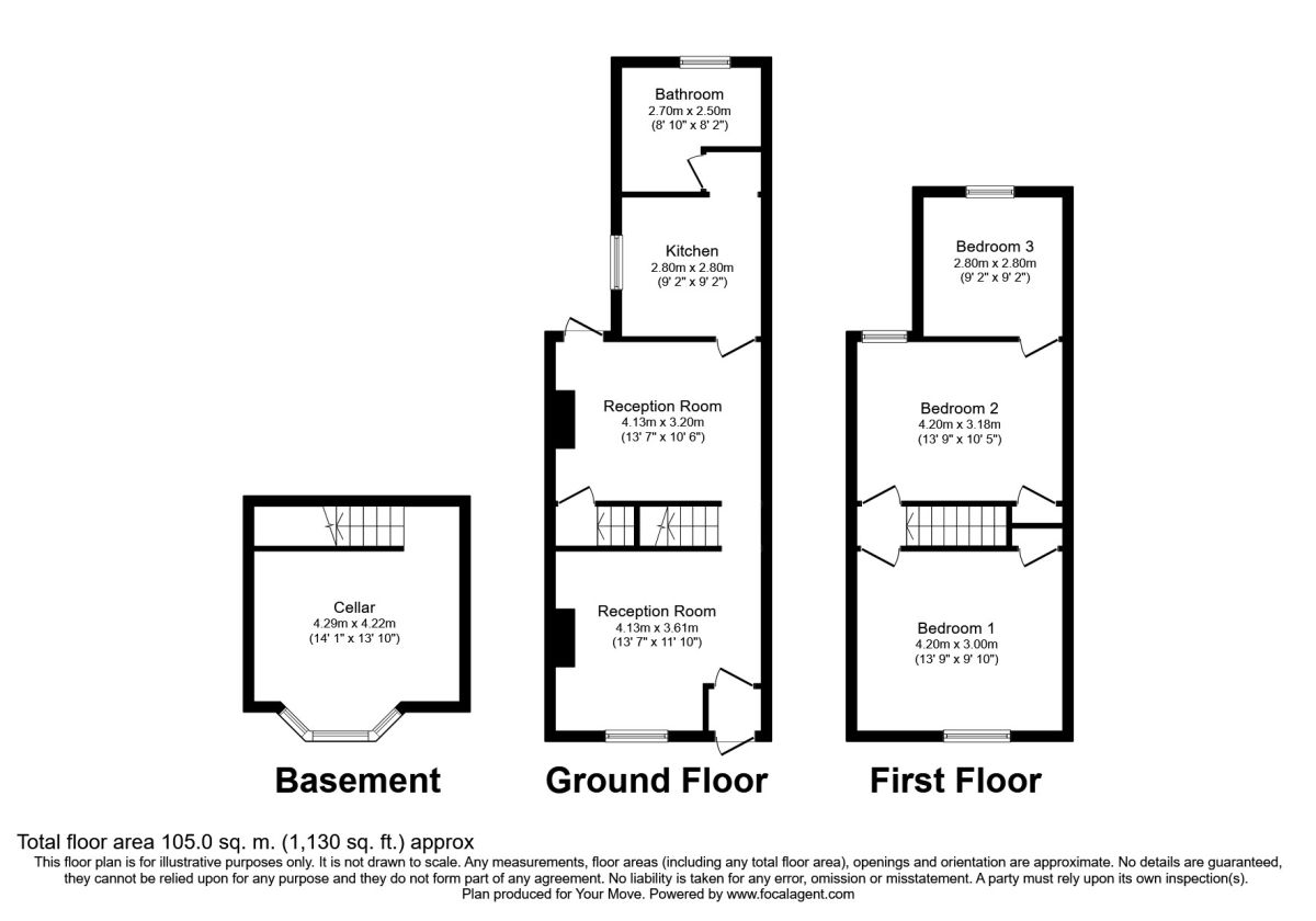 3 Bedrooms  to rent in Rosebery Road, Gillingham ME7