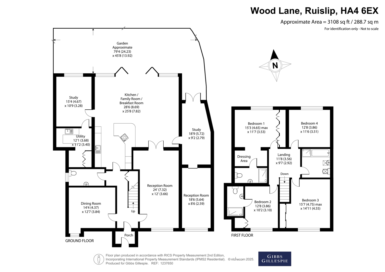 38, Wood Lane, Ruislip floorplan