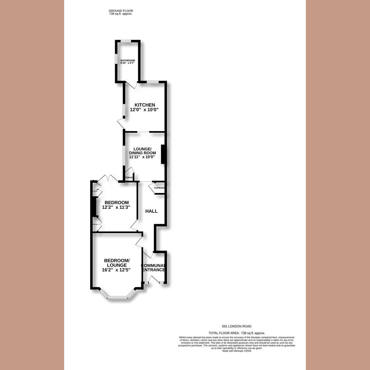London Road, Benfleet floorplan