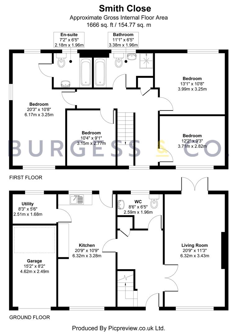 25, Smith Close, Ninfield floorplan