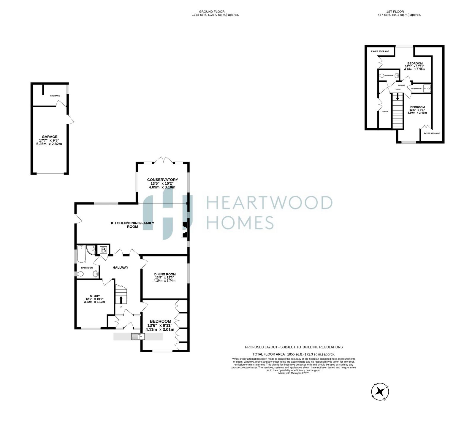 23, Bucknalls Drive, St. Albans floorplan