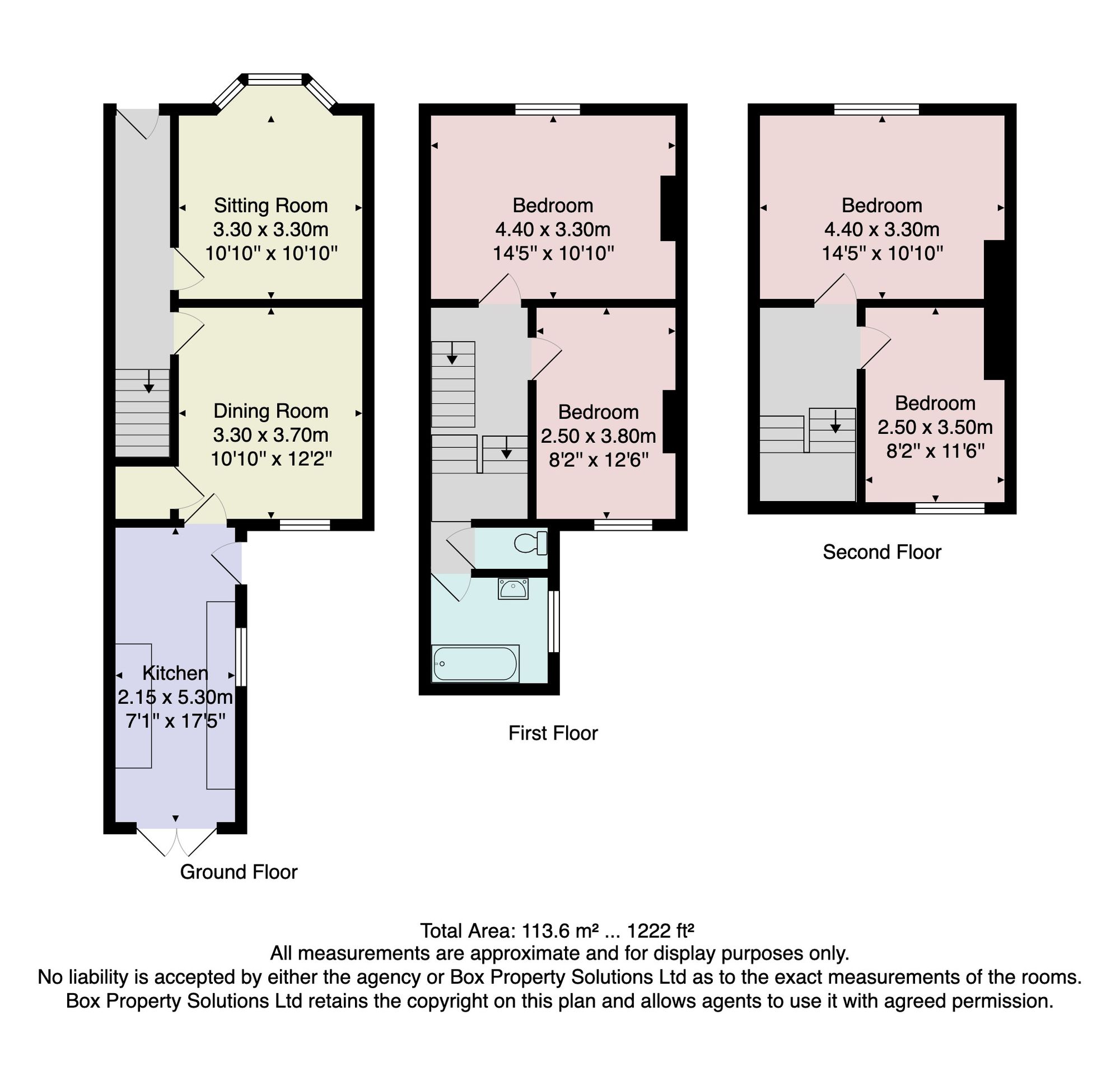 14 Valley Road, Harrogate floorplan