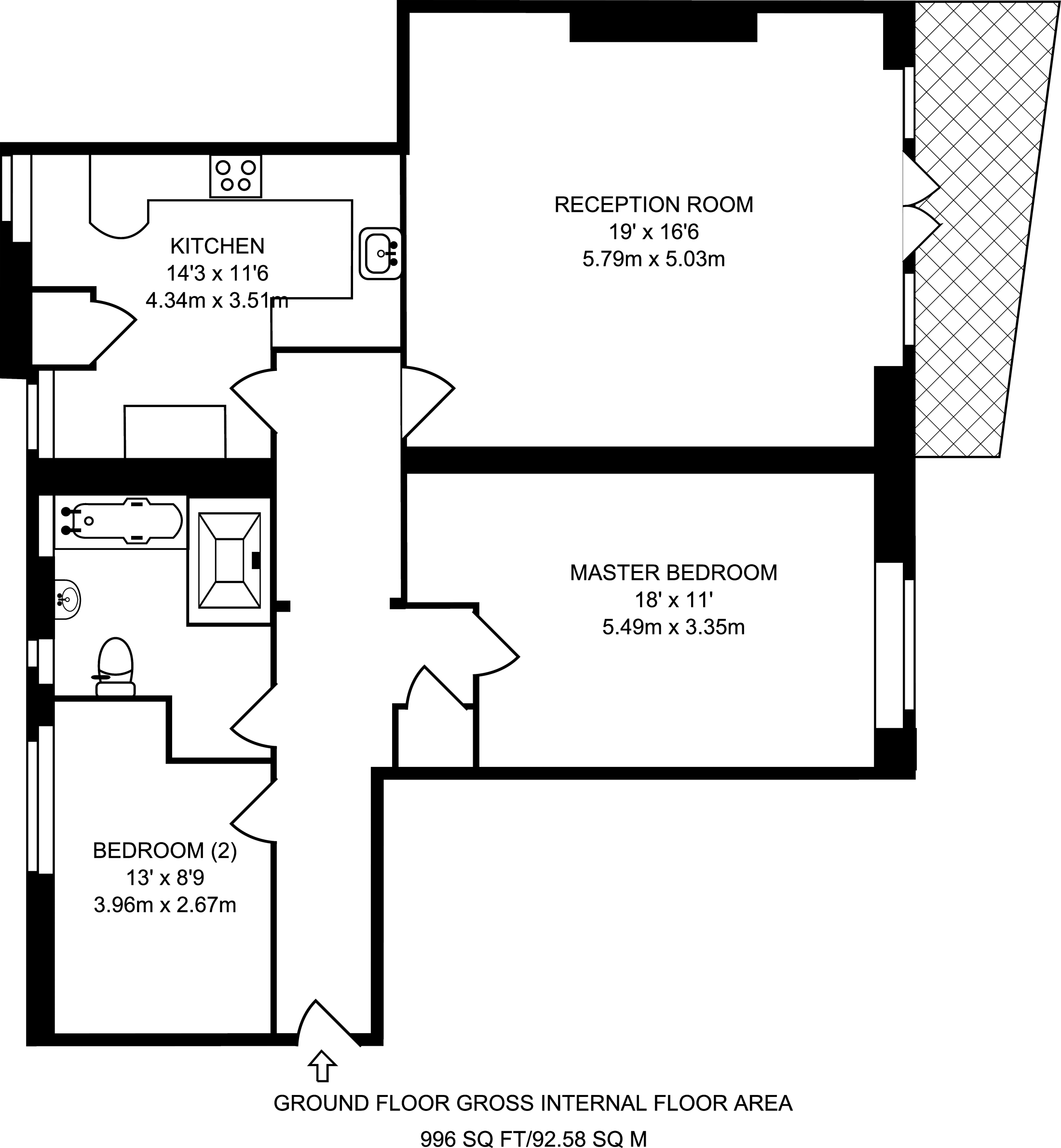 2 Bedrooms Flat to rent in Dovehouse Street, Chelsea SW3