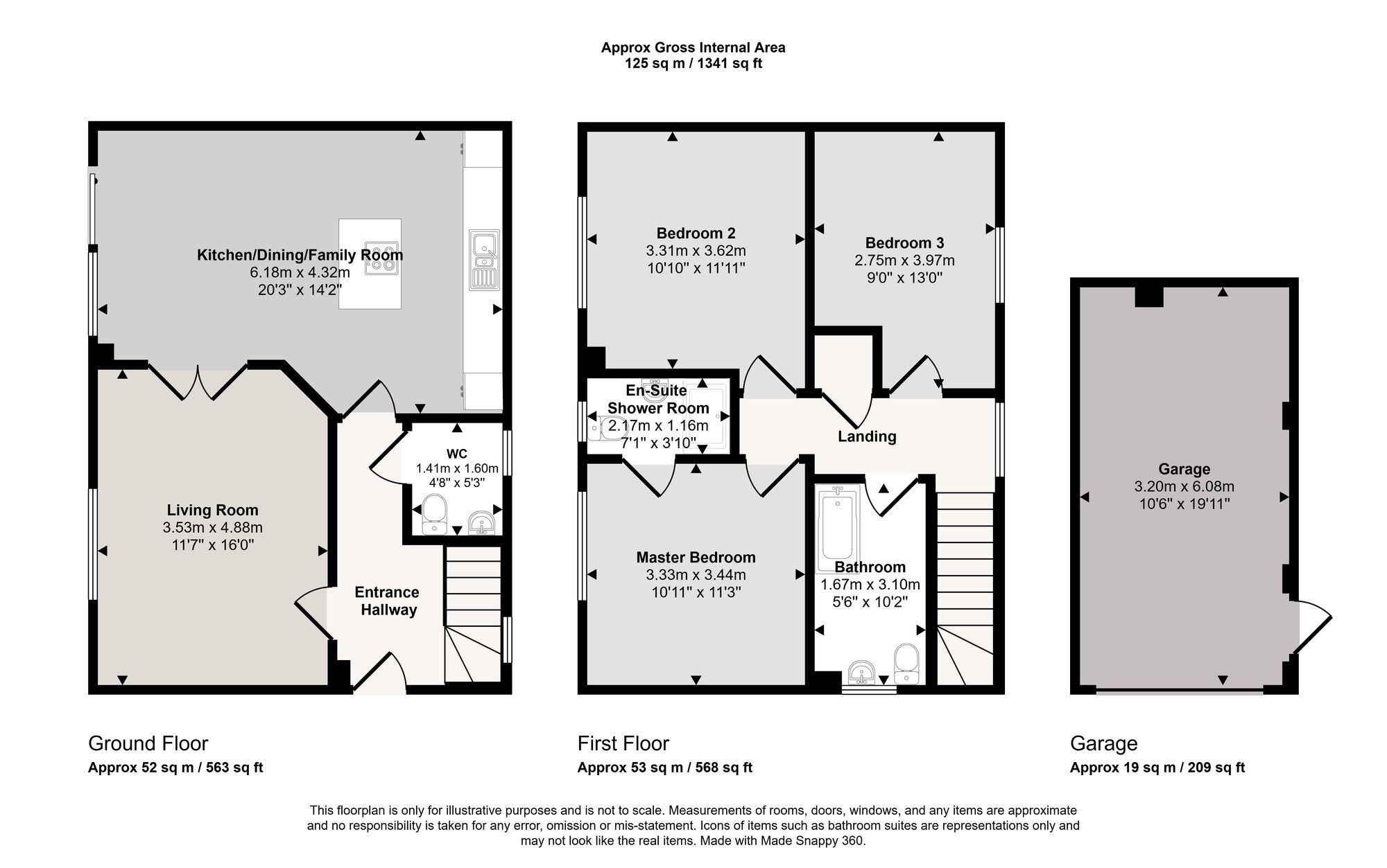 16 Poplar Gardens, Peterborough floorplan