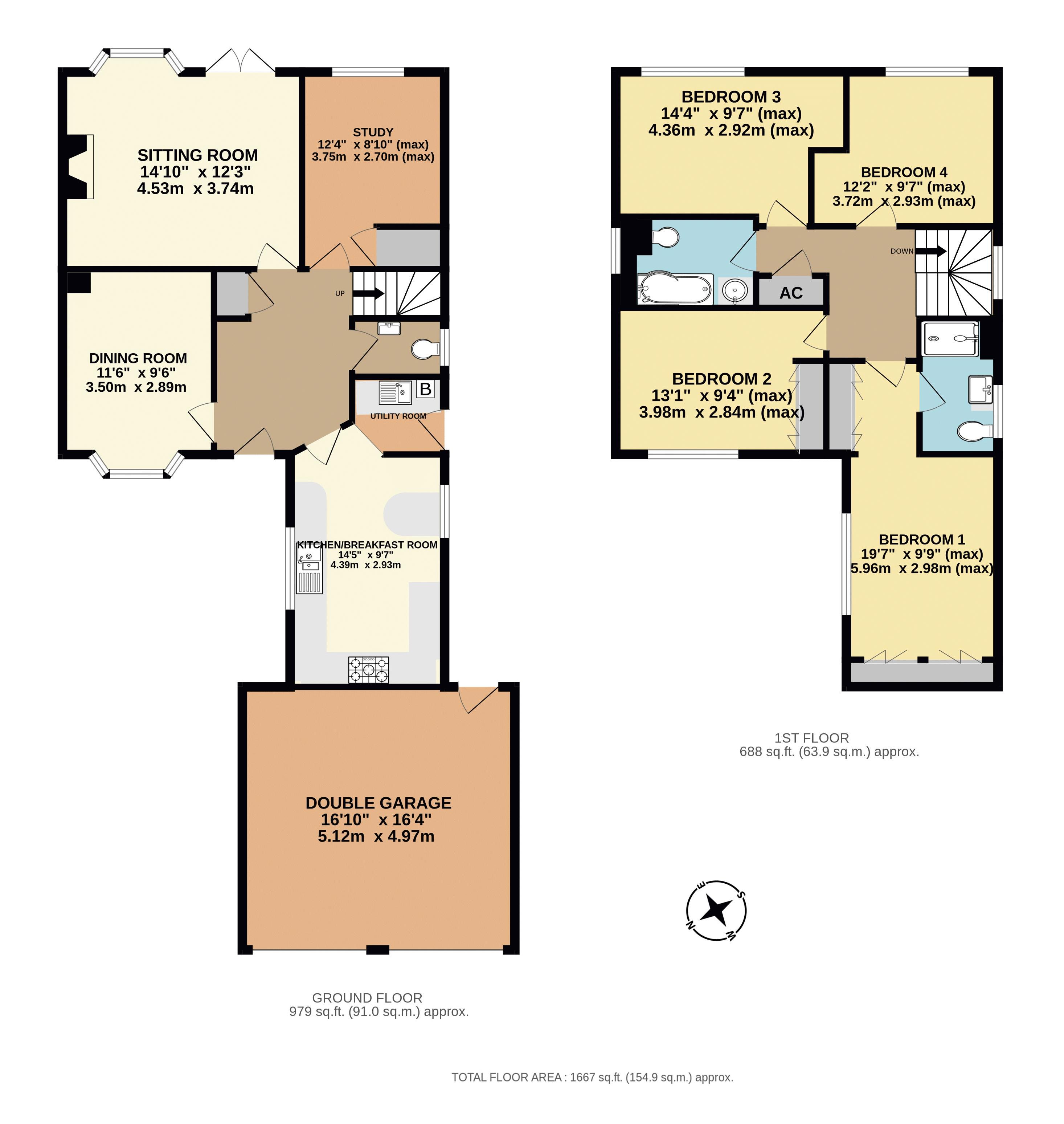 2, Redstart Road, Chard floorplan