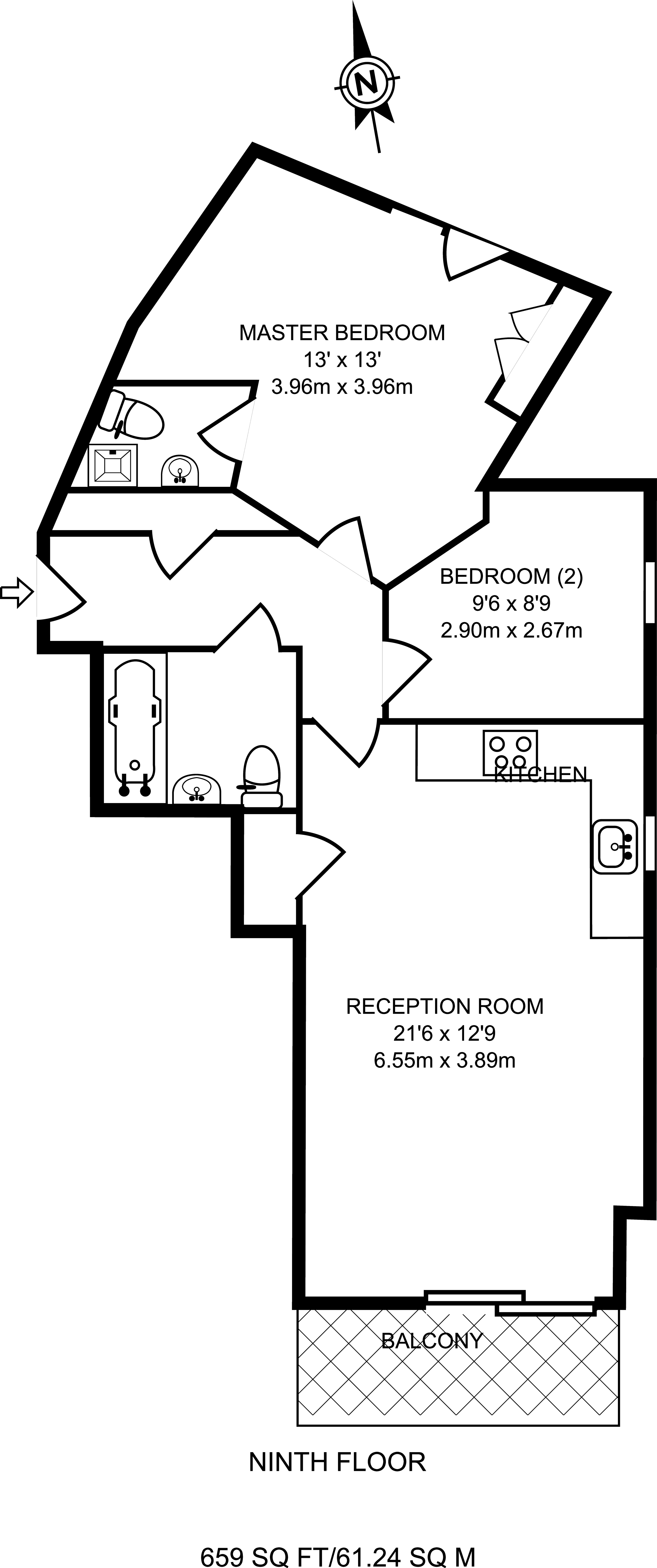 Victoria Road, North Acton floorplan