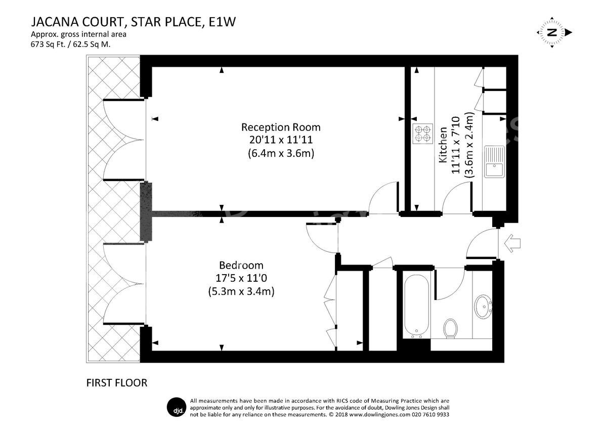 12, Jacana Court, London floorplan
