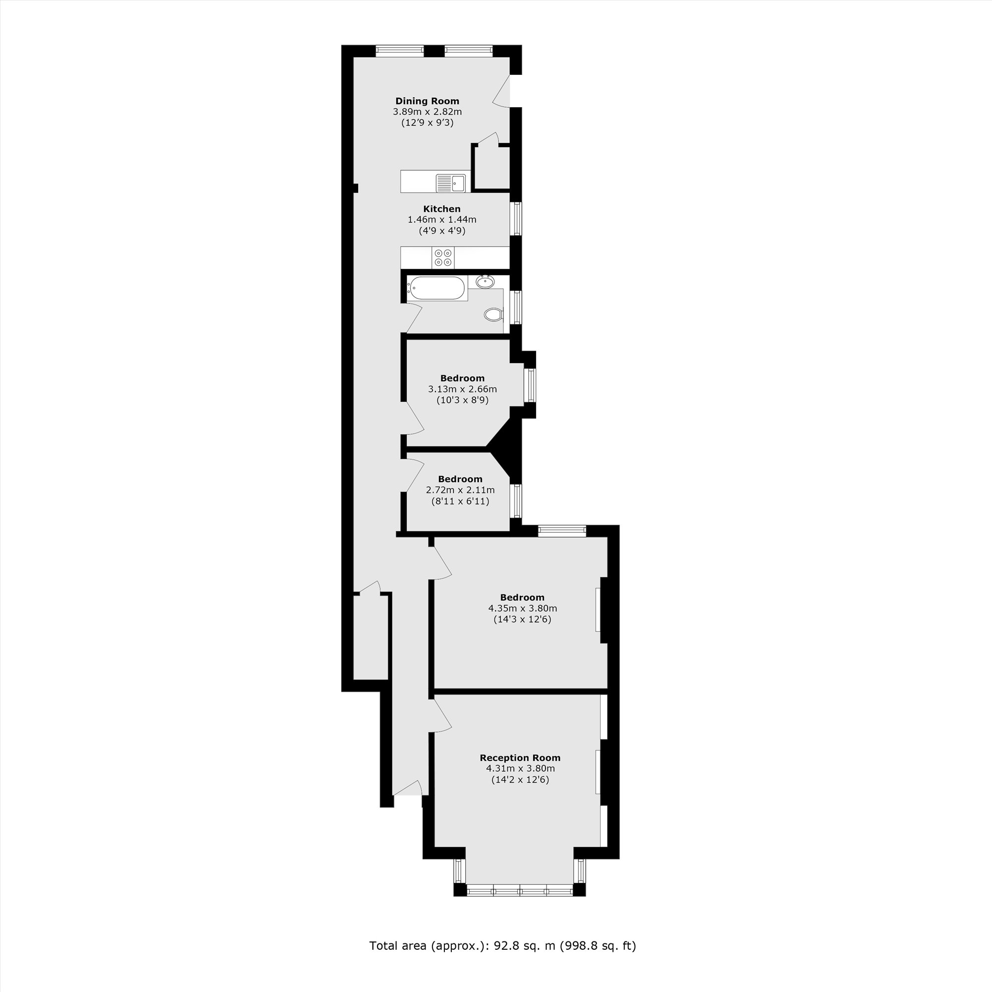 Southfield Road, London floorplan