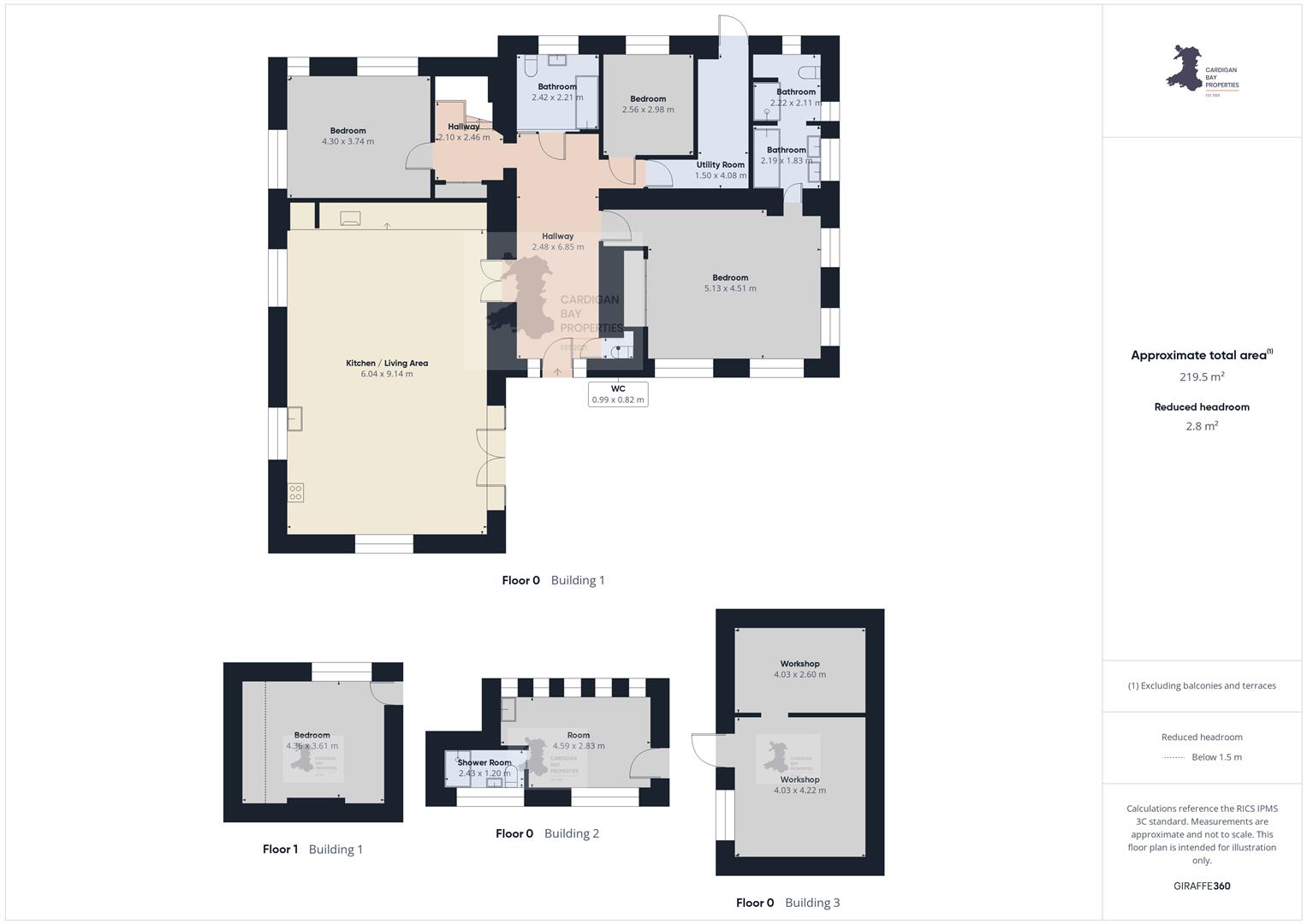 The Old School, Llandysul floorplan