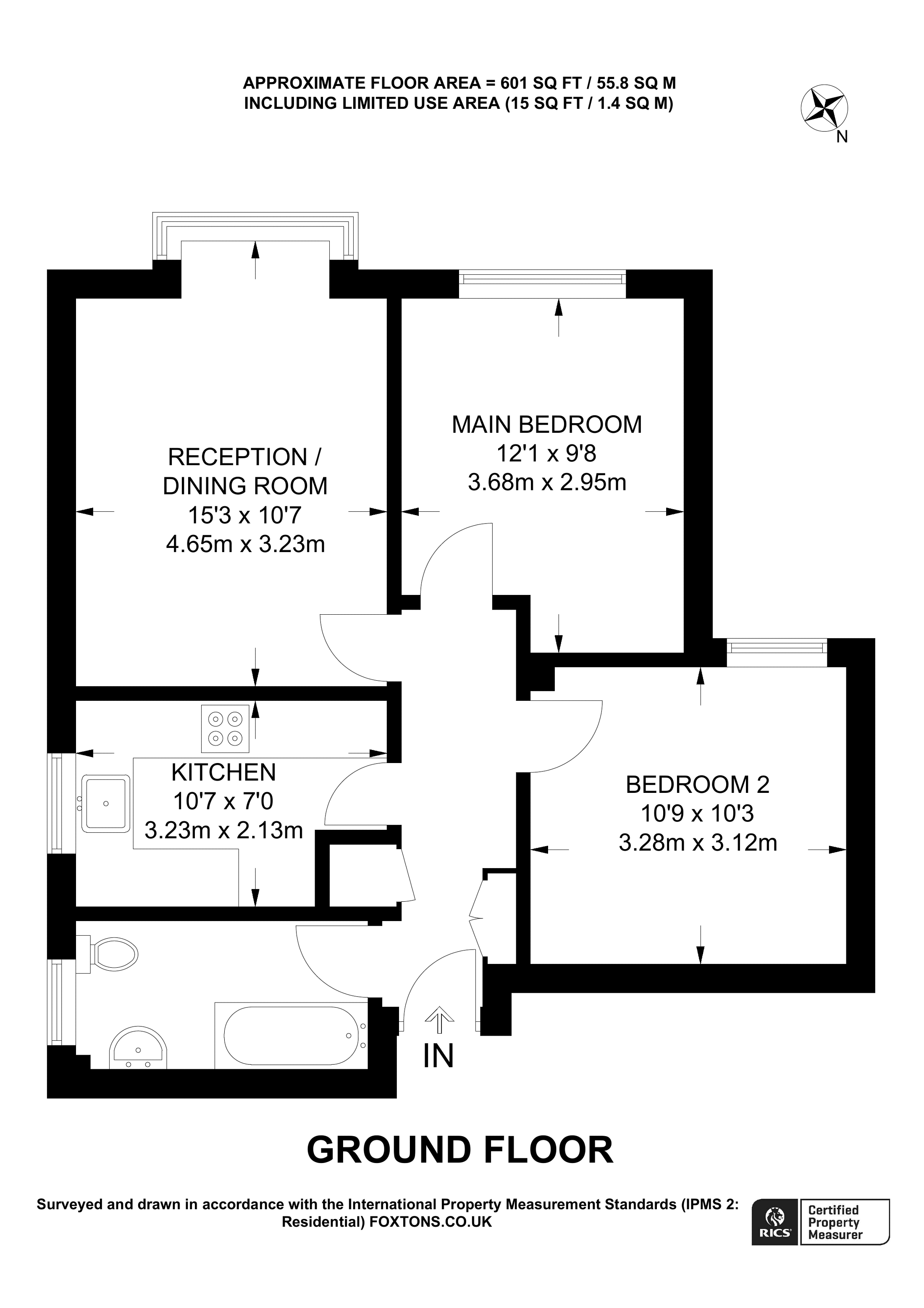 Bulwer Road, New EN5, 2 bedroom flat for sale 61875307