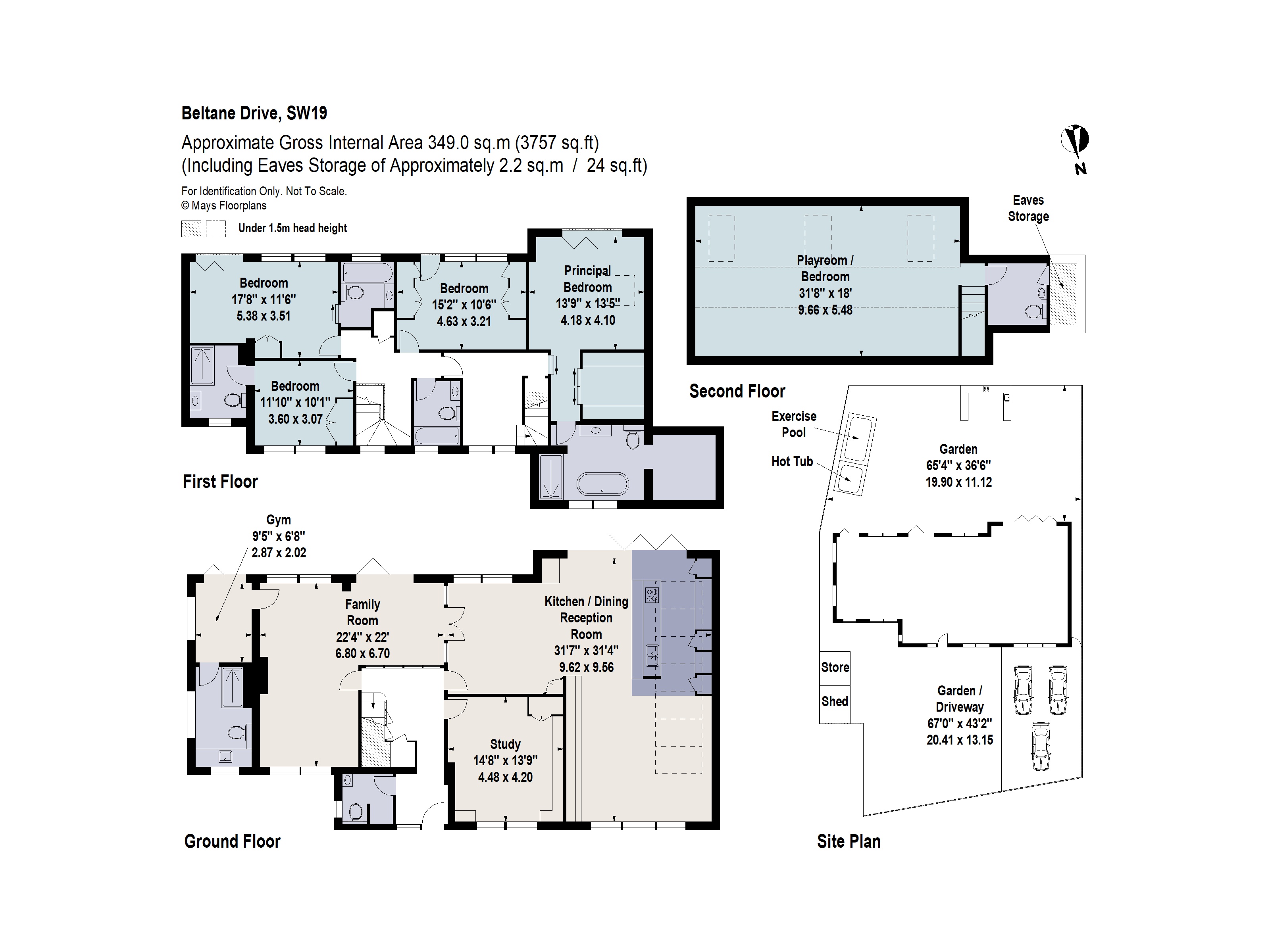 10, Beltane Drive, London floorplan