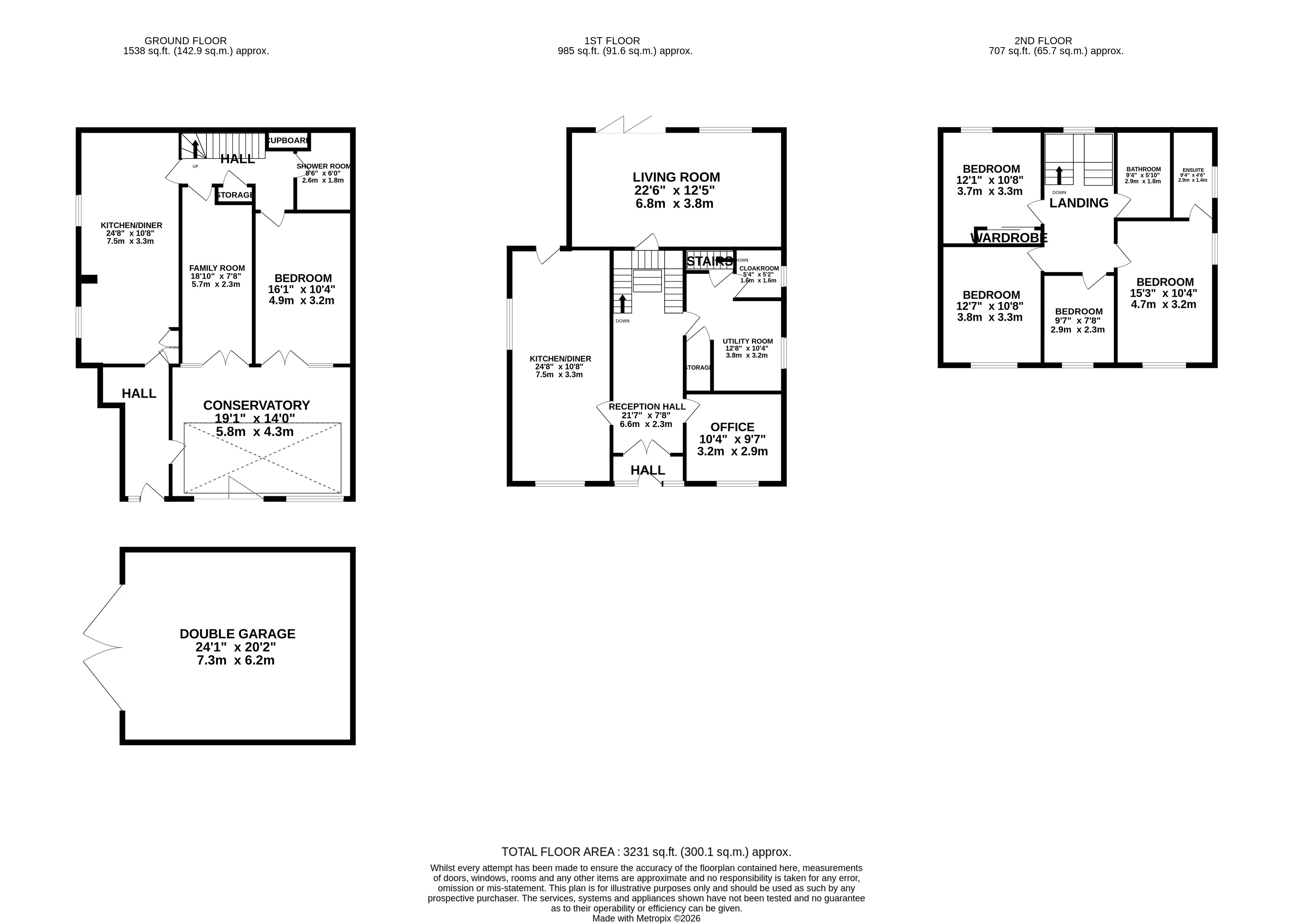 18, Stonepark Drive, East Sussex floorplan
