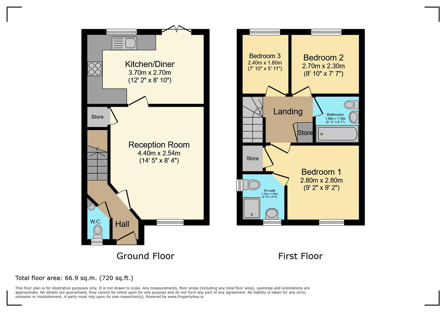 22, Haven Walk, Barry floorplan