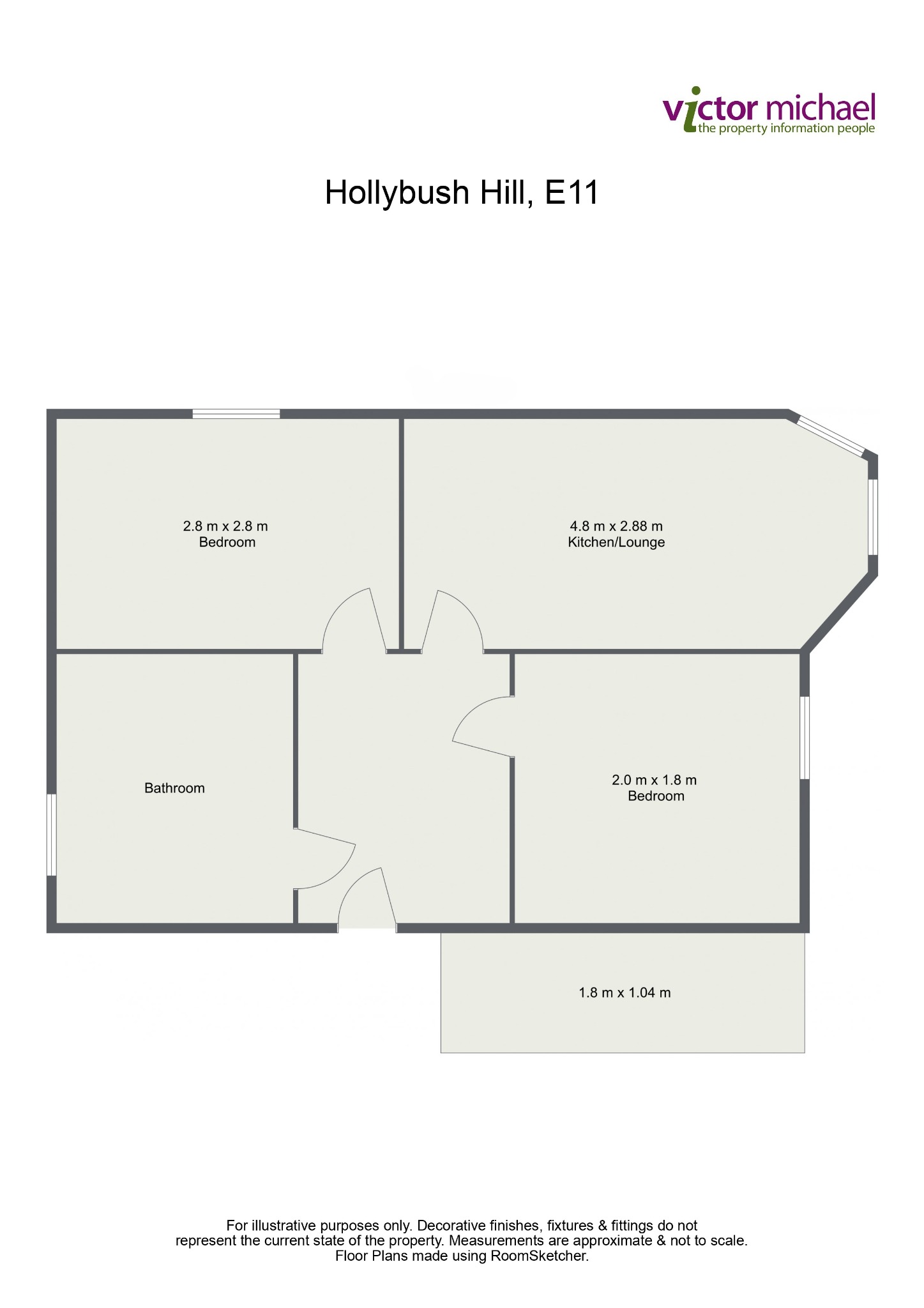 Flat B, 22 Hollybush Hill, Greater London floorplan