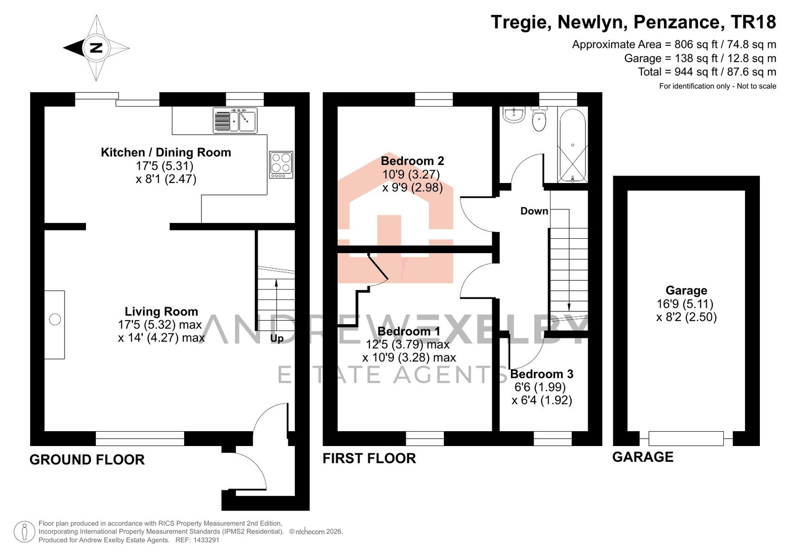 20, Tregie, Penzance floorplan
