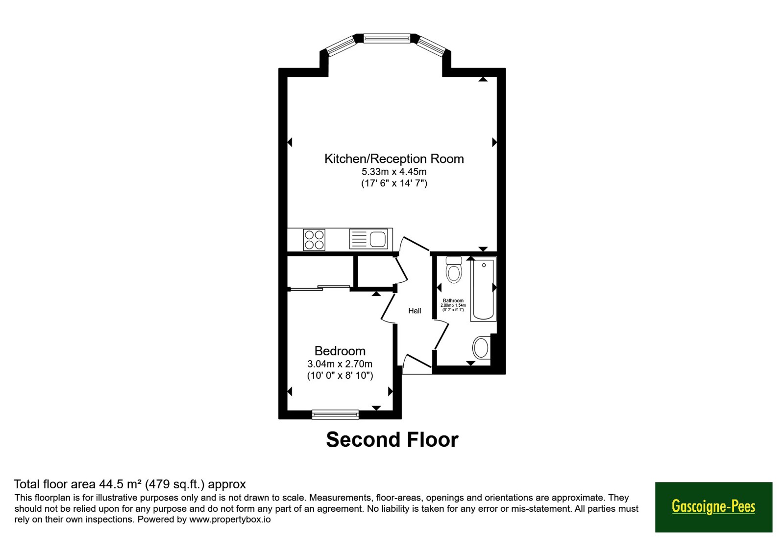 King Georges Walk, Surrey floorplan