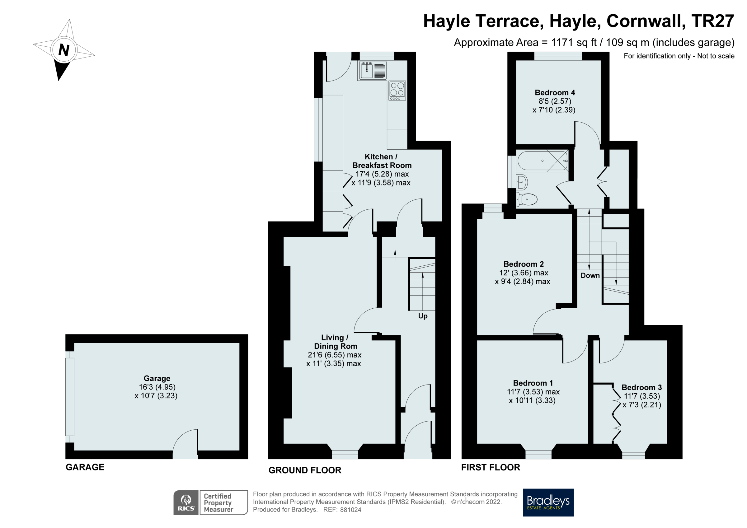 Hayle Terrace, Hayle, Cornwall TR27, 4 bedroom terraced house for sale