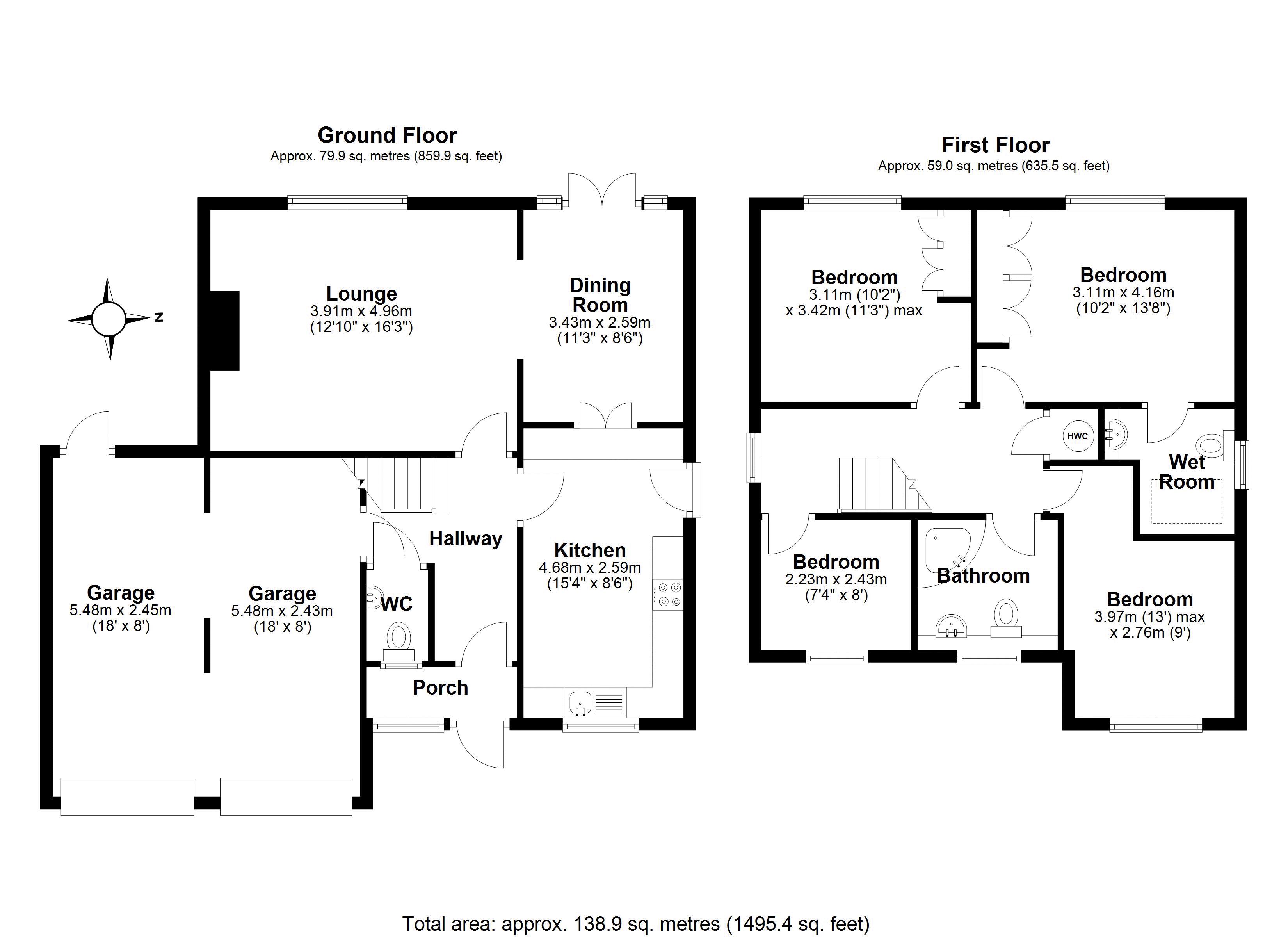 24, Everglade Road, Telford floorplan