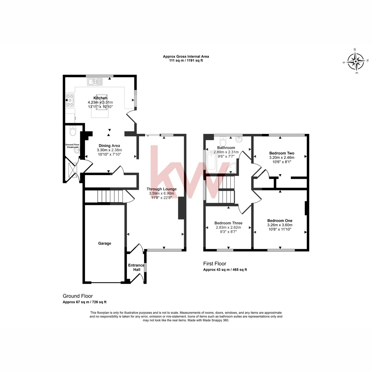 49, Dowsett Lane, Billericay floorplan