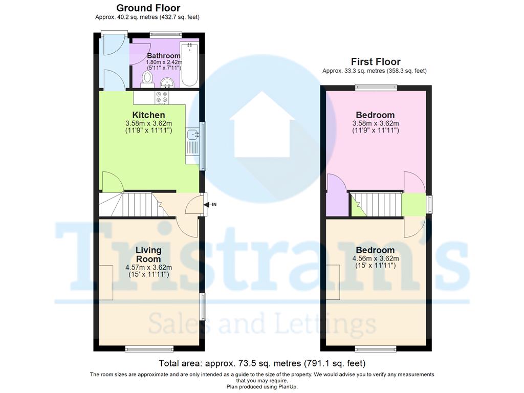 193, Ravensworth Road, Nottingham floorplan