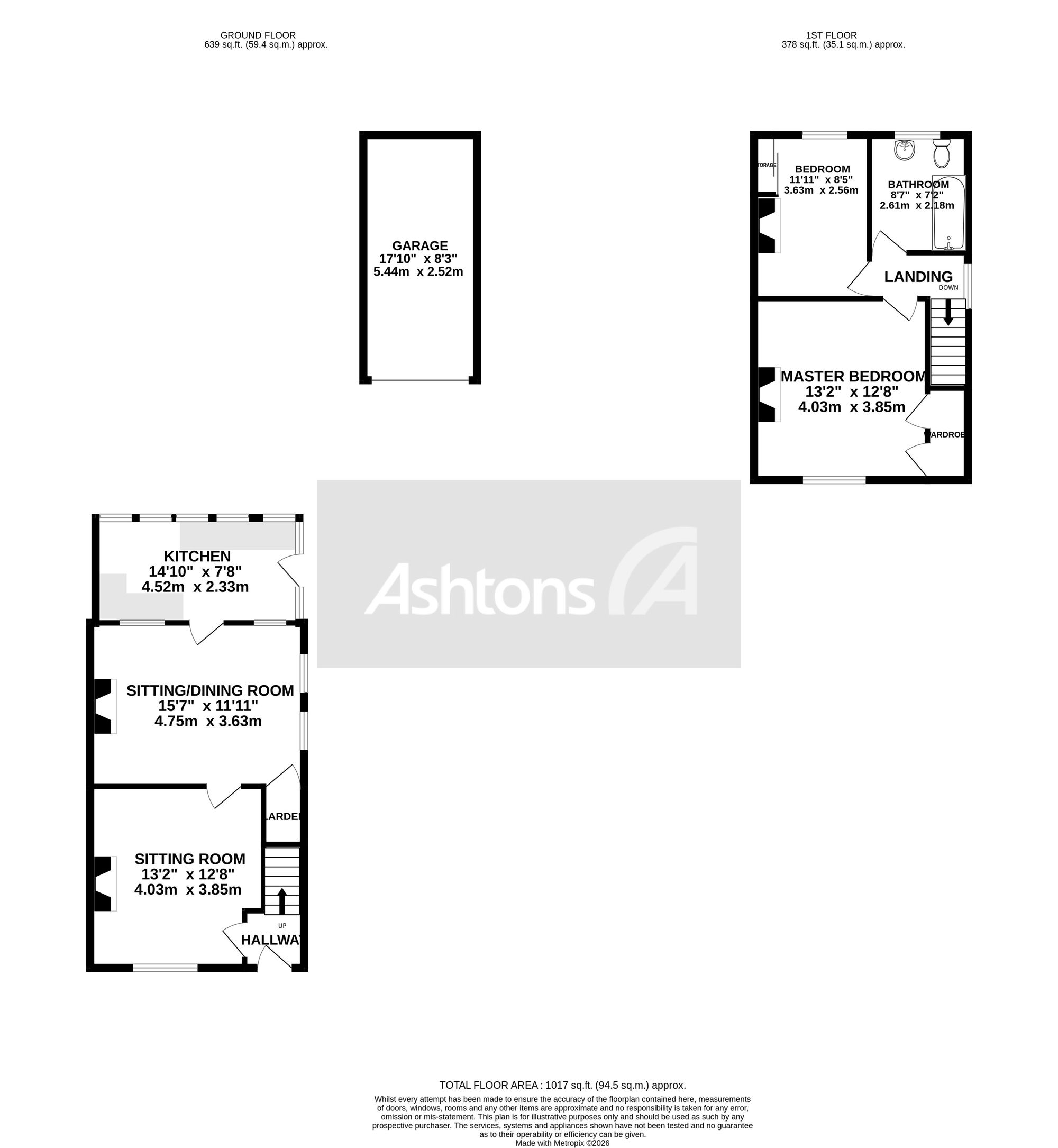 6 Washway Lane, St. Helens floorplan