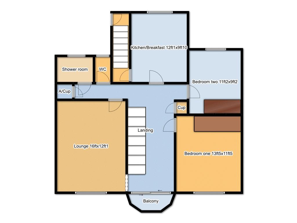 78, Alinora Crescent, Worthing floorplan