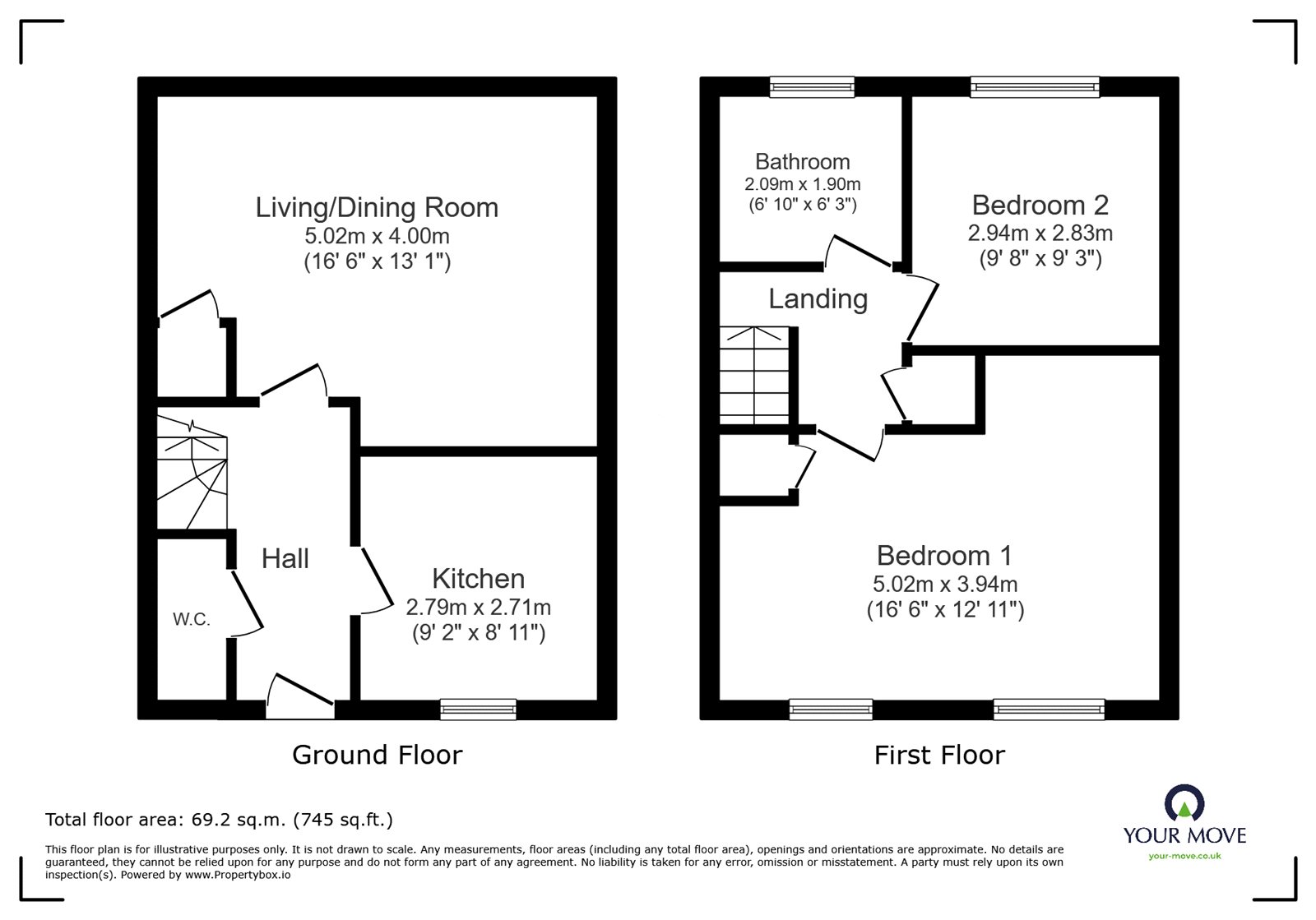 16, Boundary Fields, Oswestry floorplan