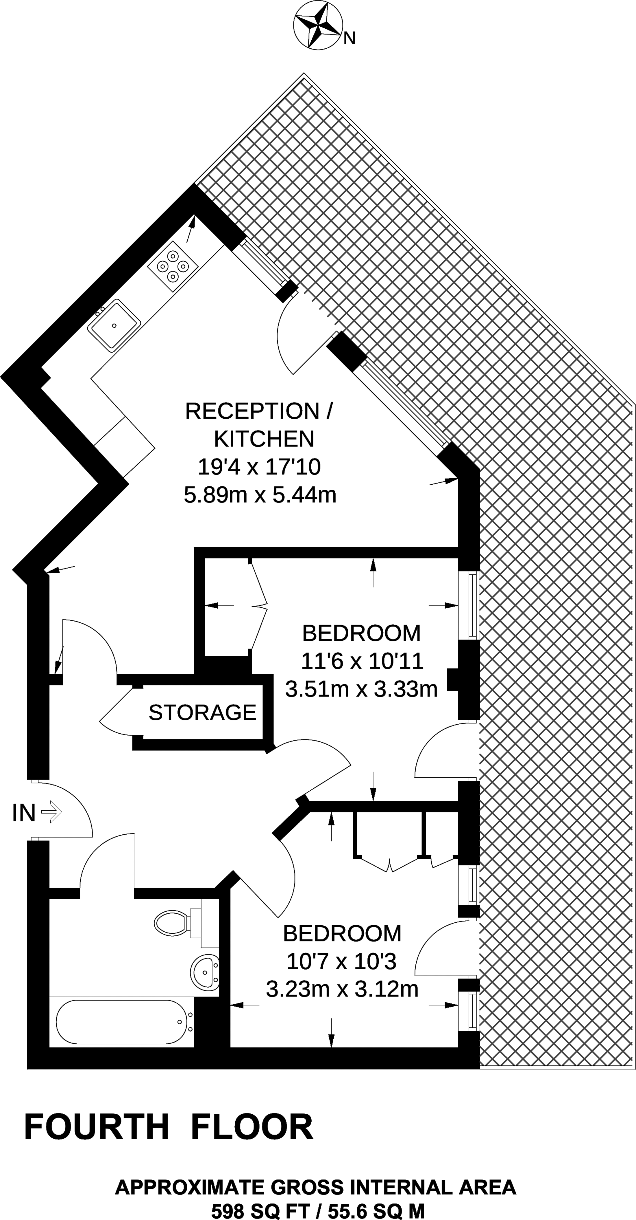 2 Bedrooms Flat to rent in St Anne Street, Canary Wharf E14
