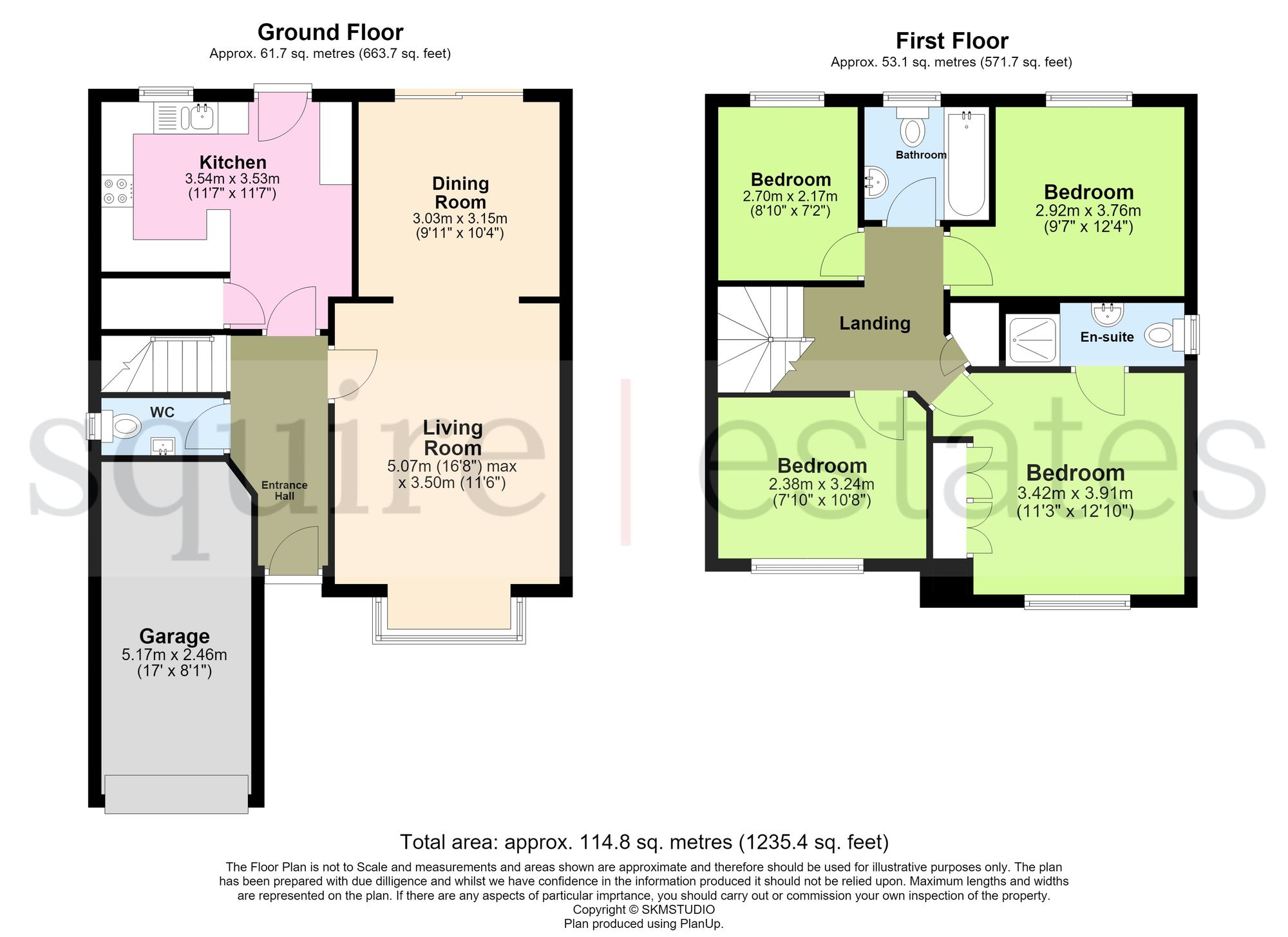 7 Sherbourne Close, Hemel Hempstead floorplan