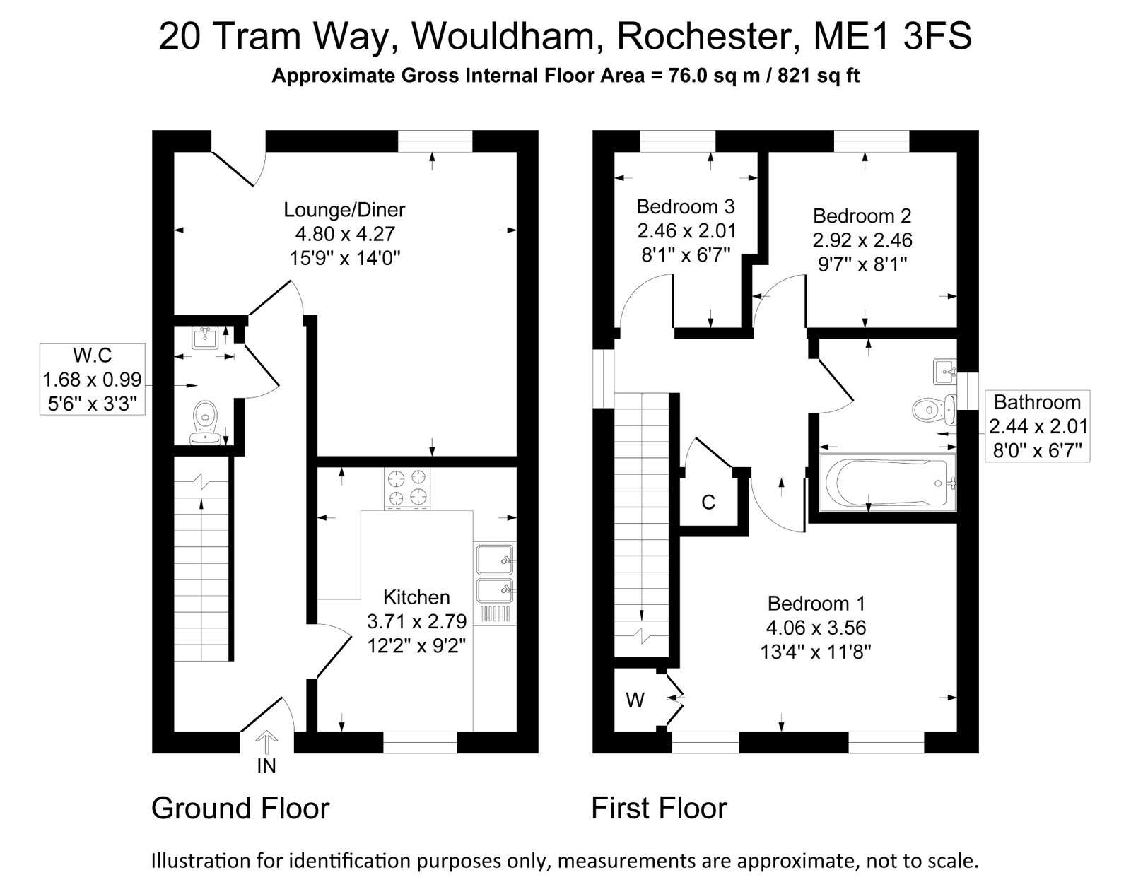 20, Tram Way, Rochester floorplan