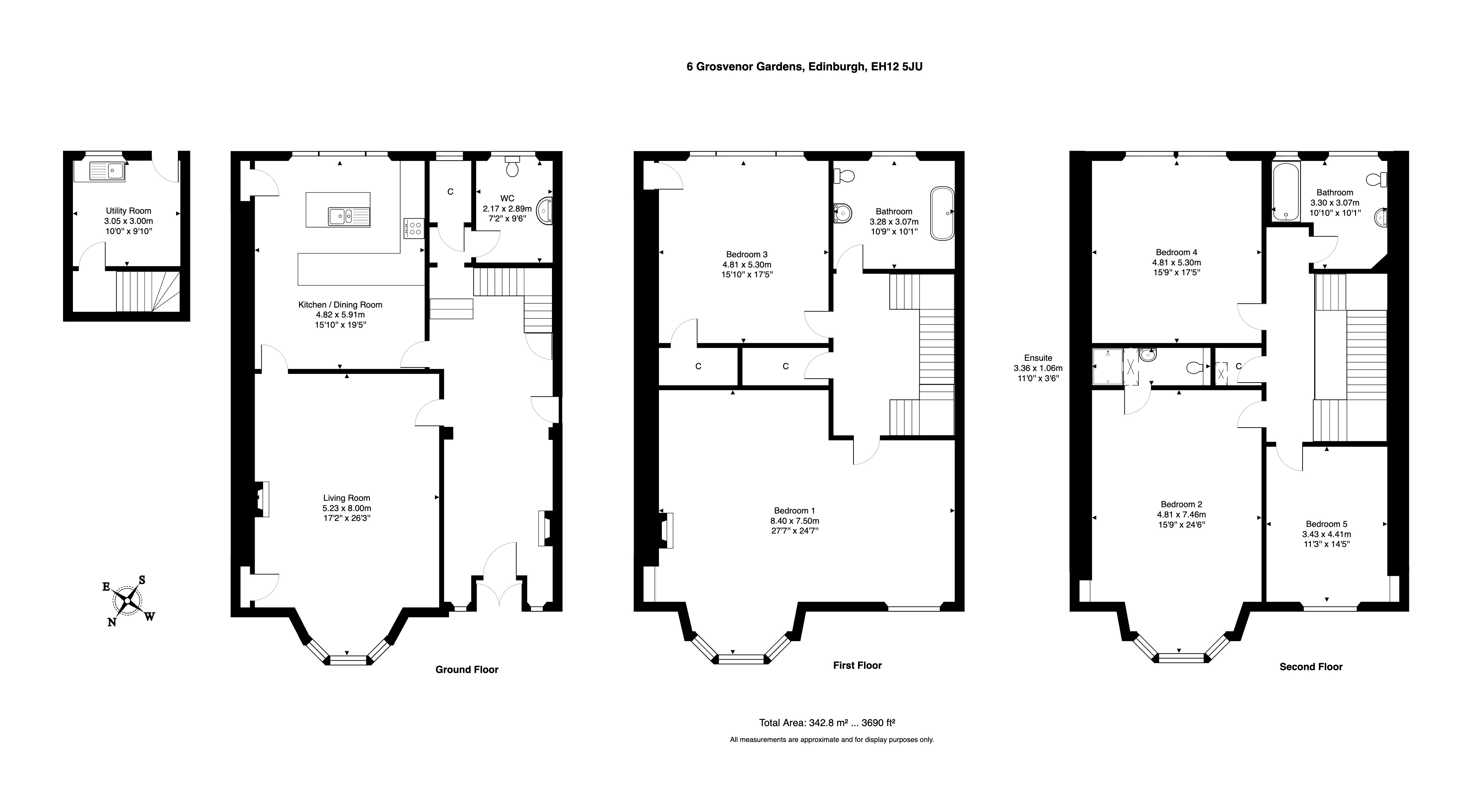 6,, Grosvenor Gardens, Midlothian floorplan