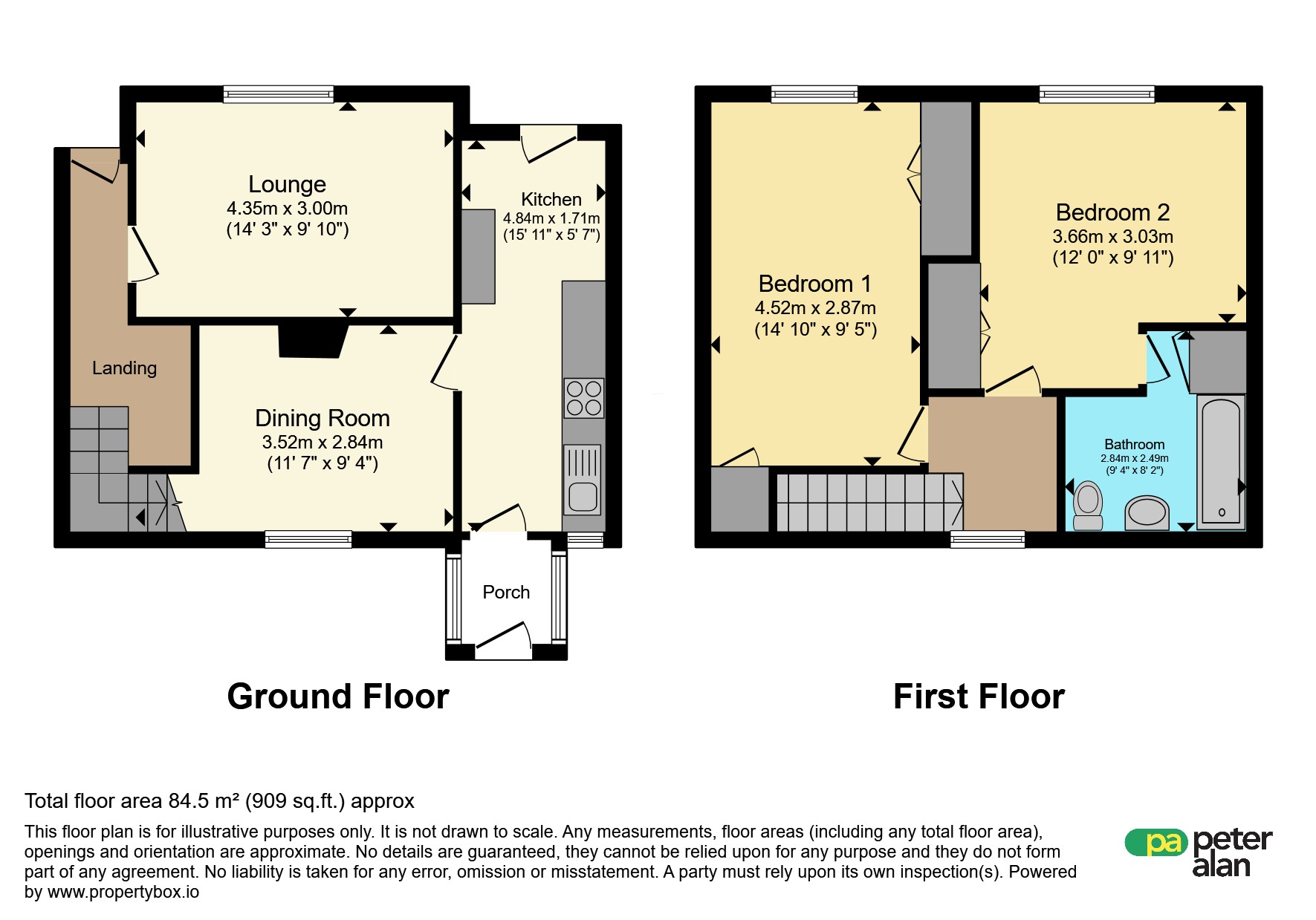 22, Pensalem Road, Swansea floorplan