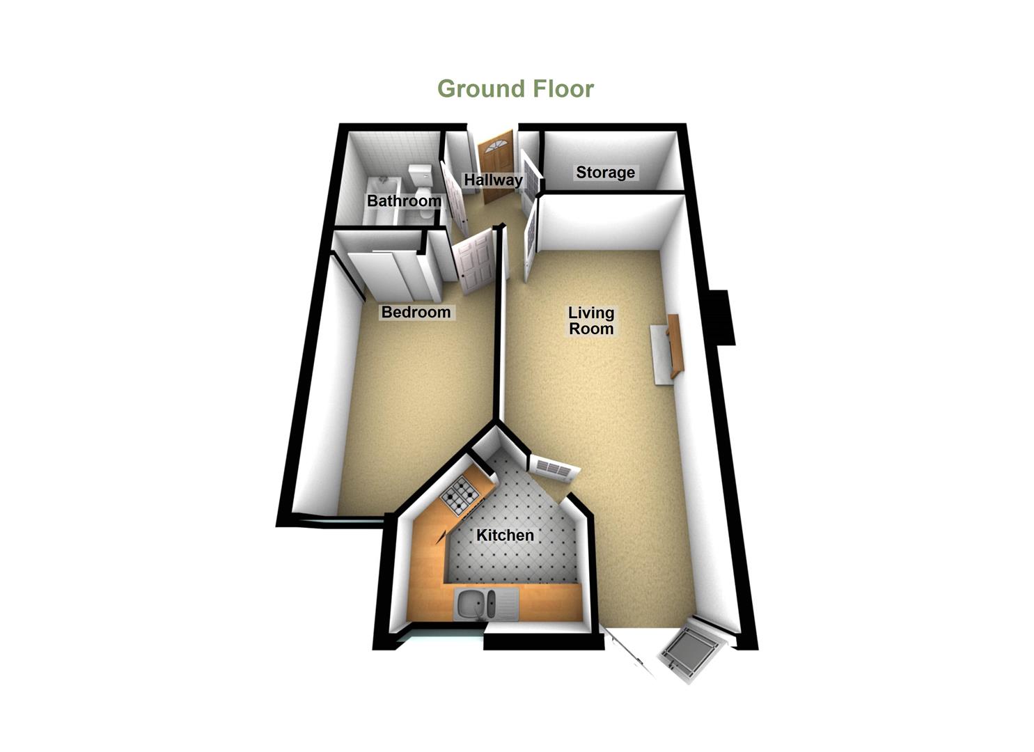 1 Huntcliff Court, Glenside, Saltburn-By-The-Sea floorplan