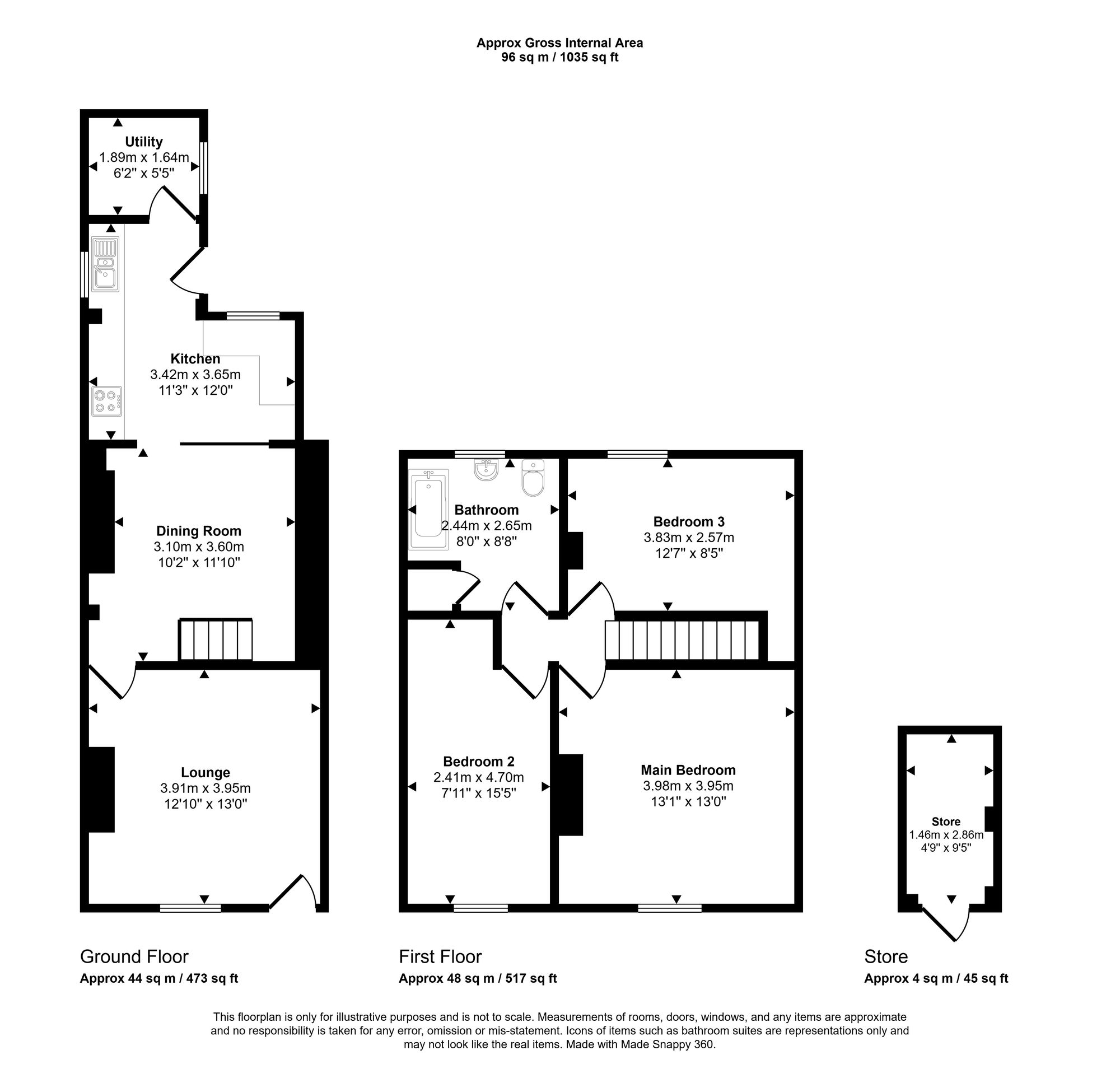 23 Ratcliffe Road, Wigan floorplan