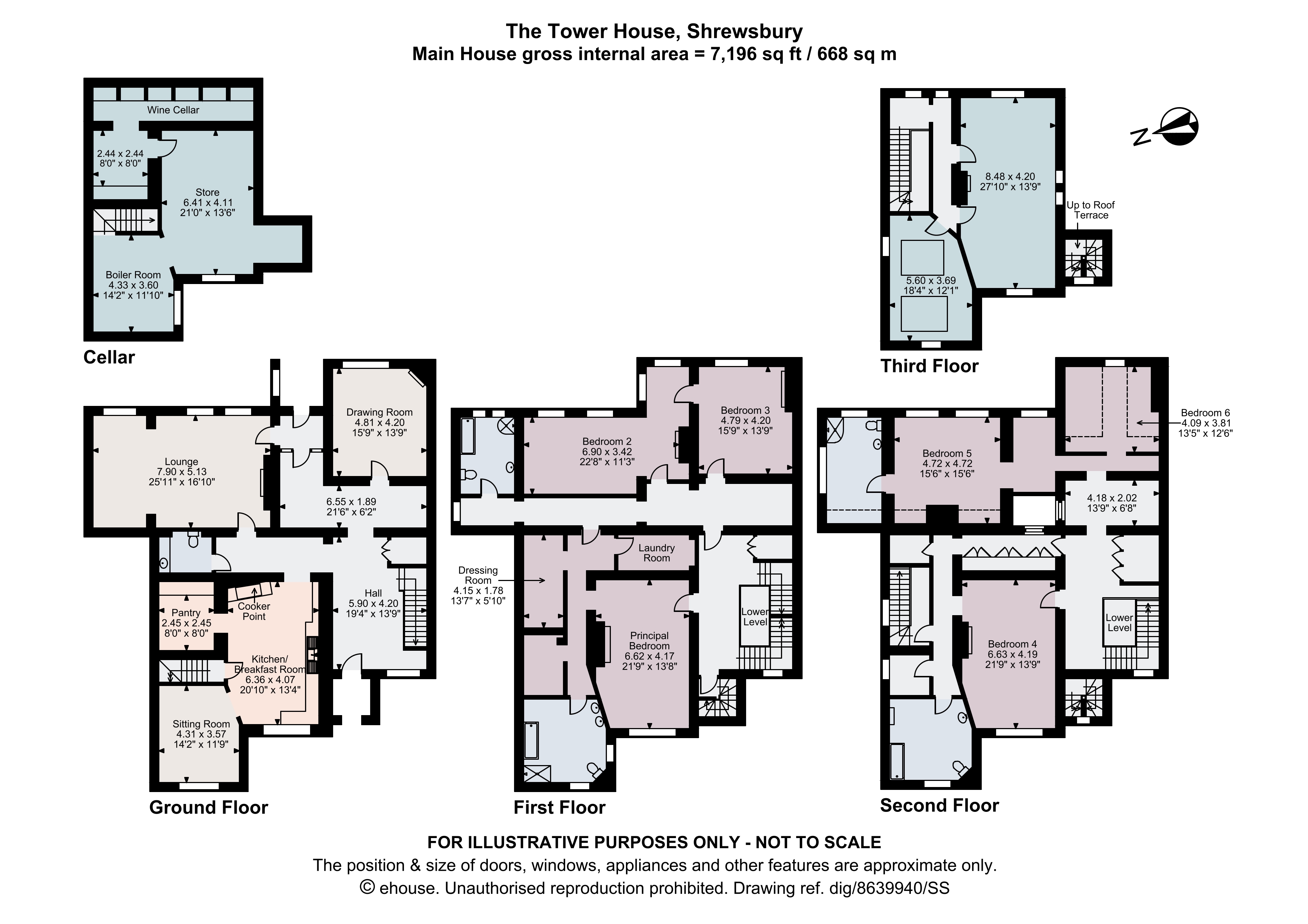 The Tower House, 3 Petton Hall,, Petton, Shrewsbury floorplan