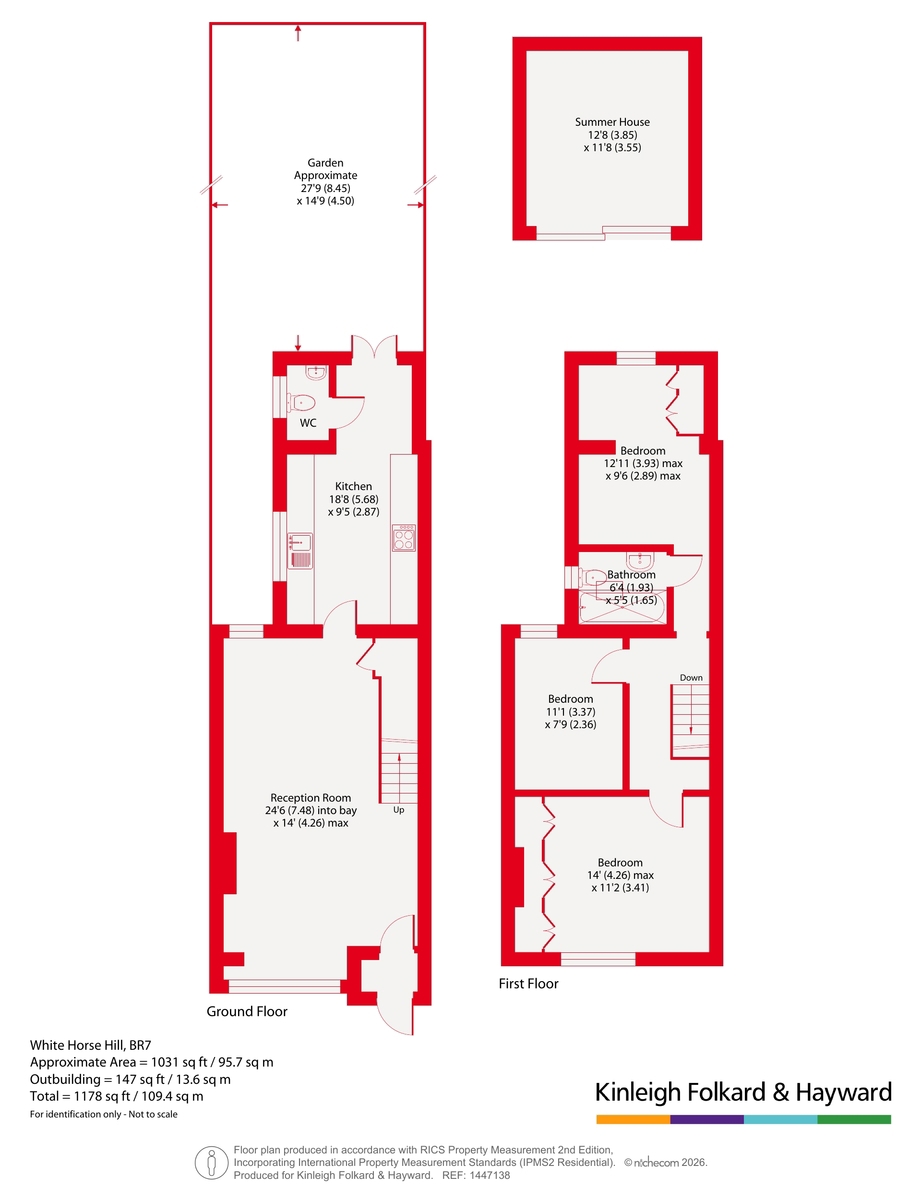 54, White Horse Hill, Chislehurst floorplan